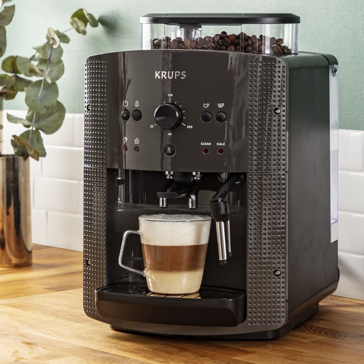 KRUPS Expresso broyeur à grains YY5347FD - Noir