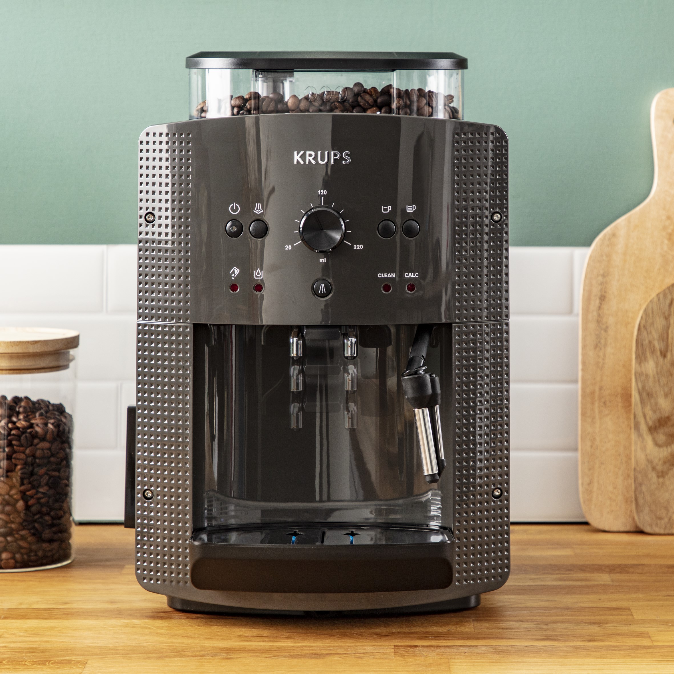 Voir la diapositive 15 : KRUPS Expresso broyeur à grains YY5347FD - Noir