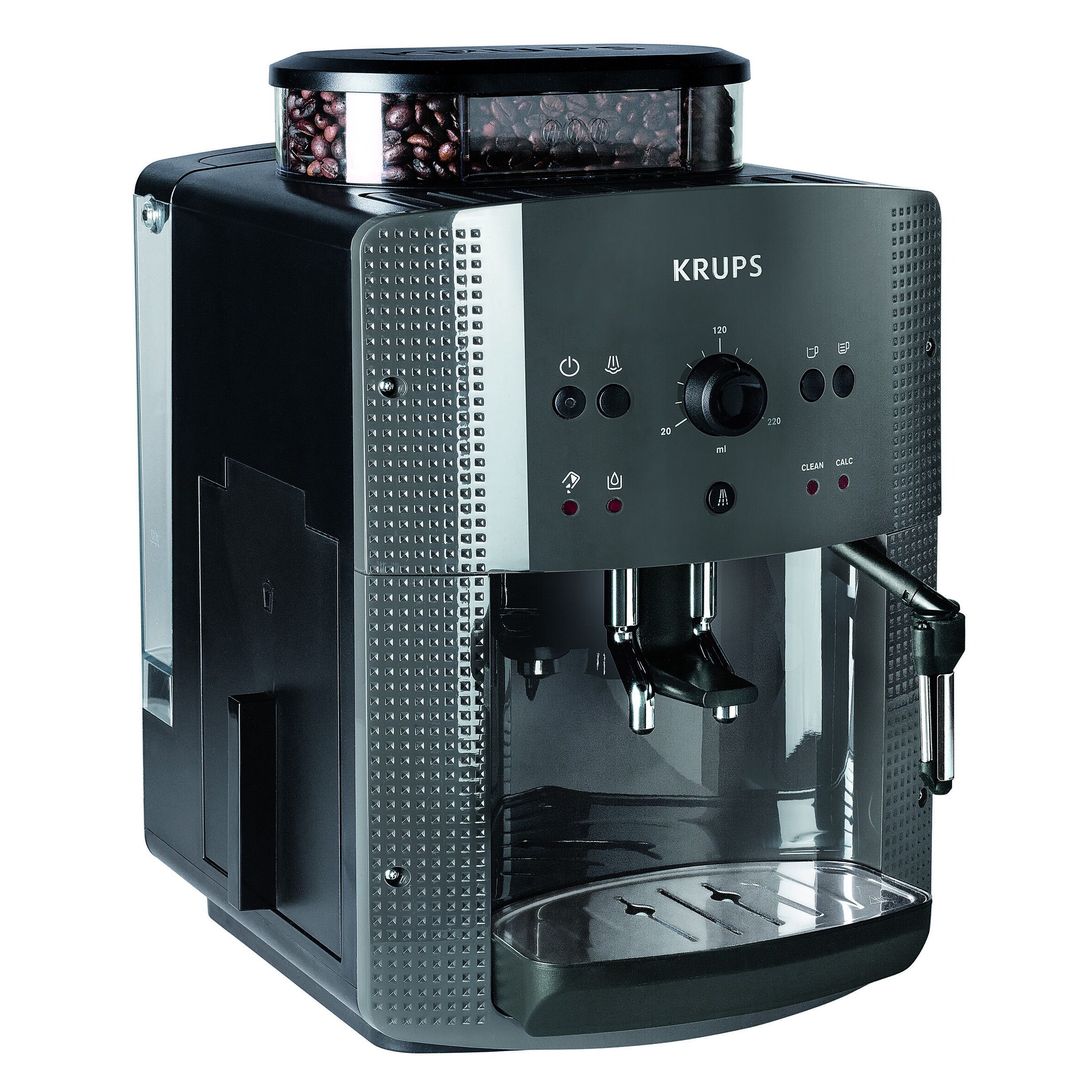 Voir la diapositive 4 : KRUPS Expresso broyeur à grains YY5347FD - Noir