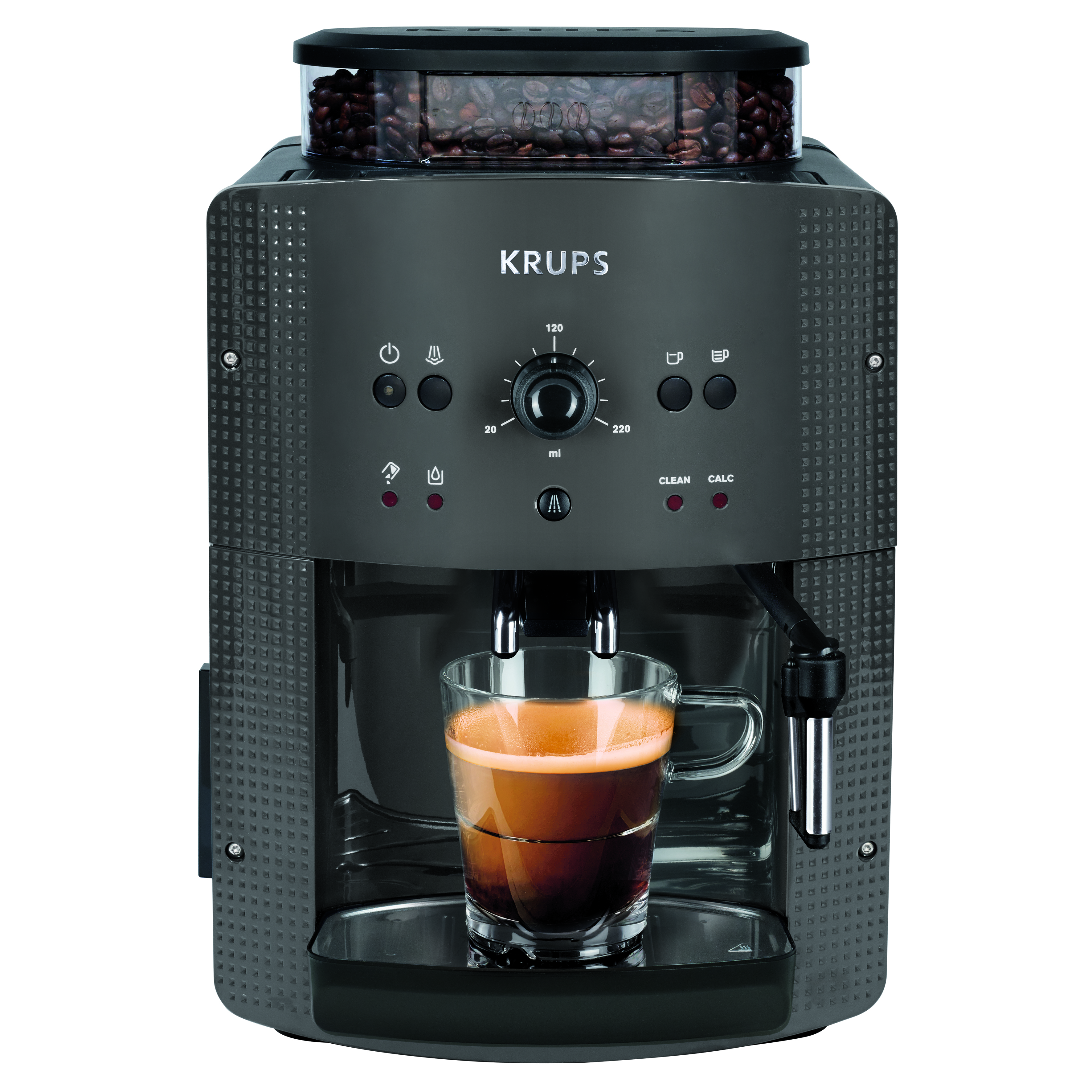 Voir la diapositive 6 : KRUPS Expresso broyeur à grains YY5347FD - Noir