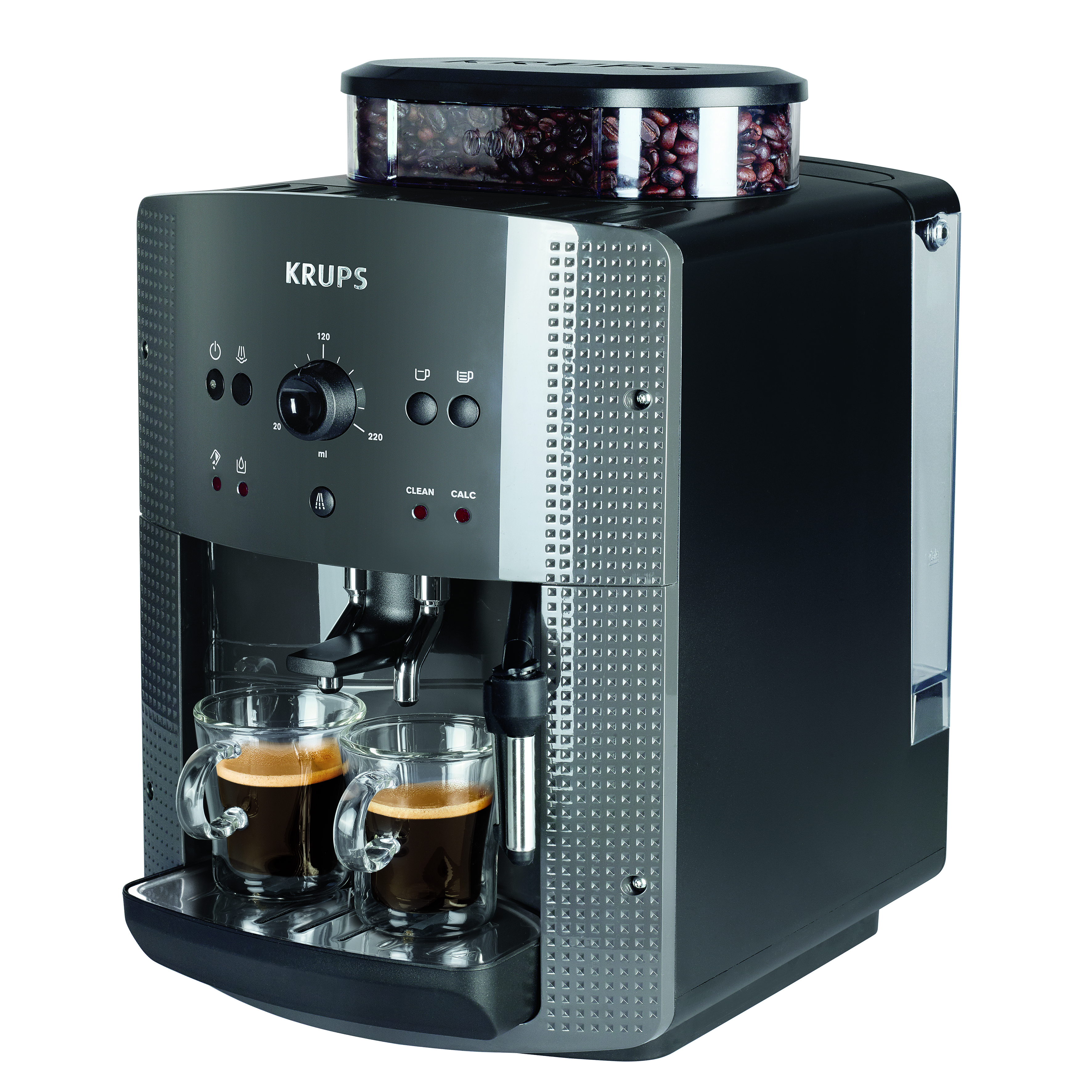 Voir la diapositive 8 : KRUPS Expresso broyeur à grains YY5347FD - Noir