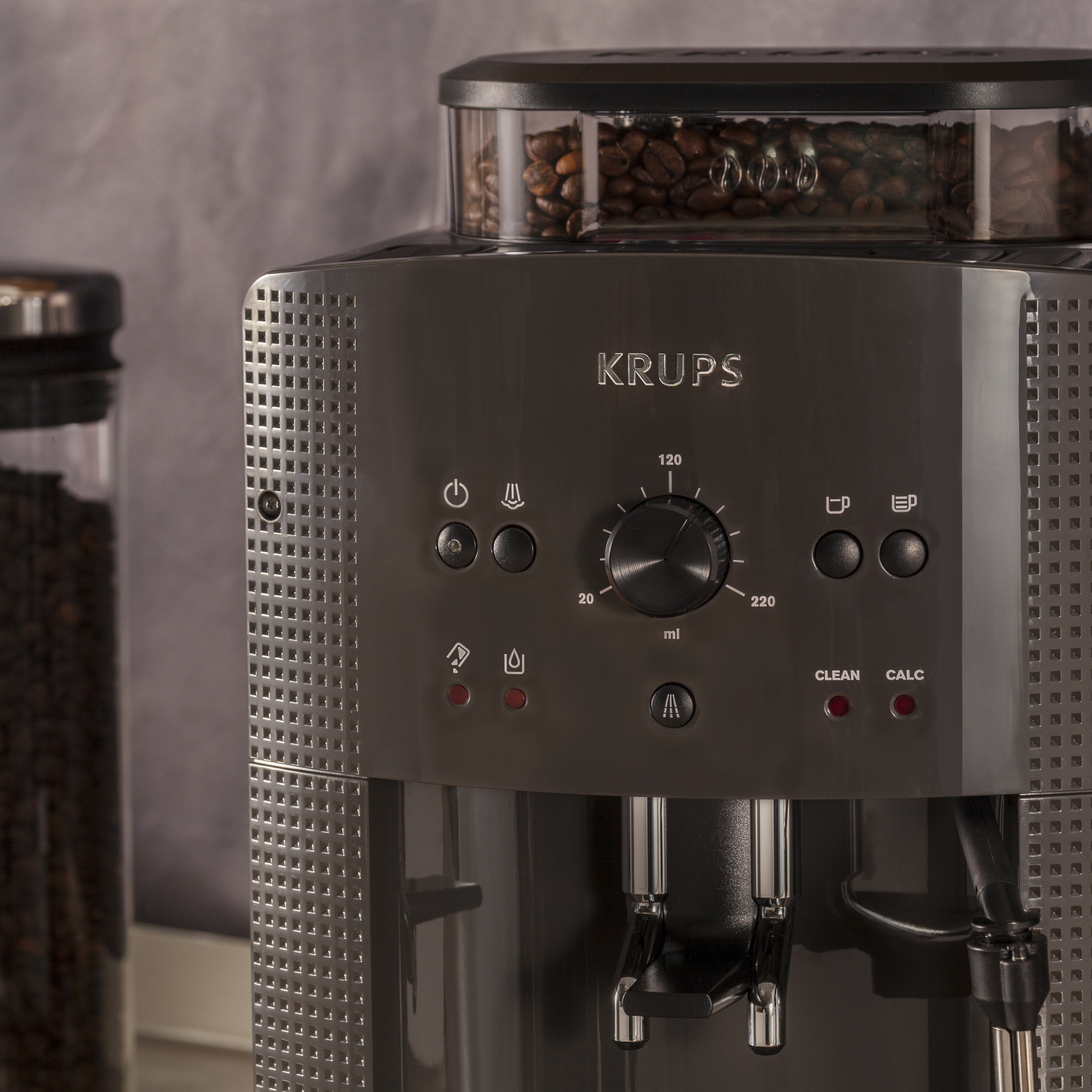 Voir la diapositive 10 : KRUPS Expresso broyeur à grains YY5347FD - Noir