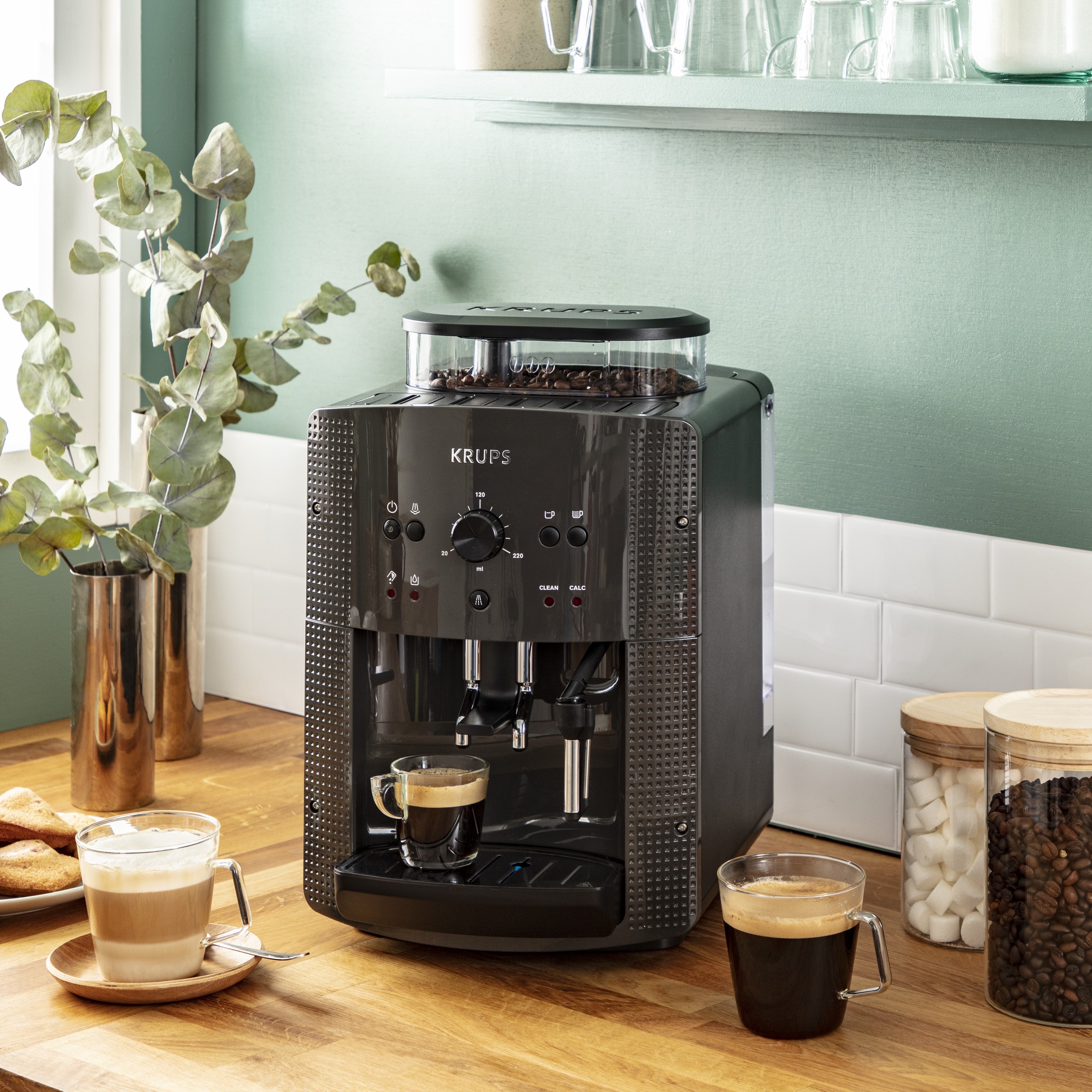 Voir la diapositive 12 : KRUPS Expresso broyeur à grains YY5347FD - Noir