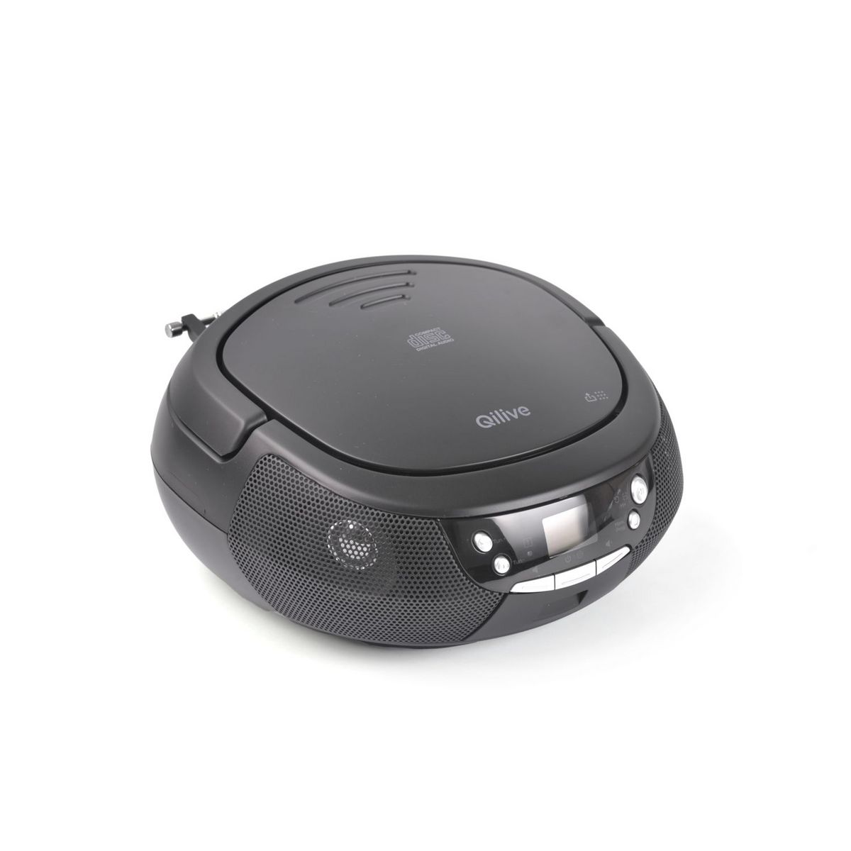 QILIVE Radio CD/FM portable Q1172 - Noir