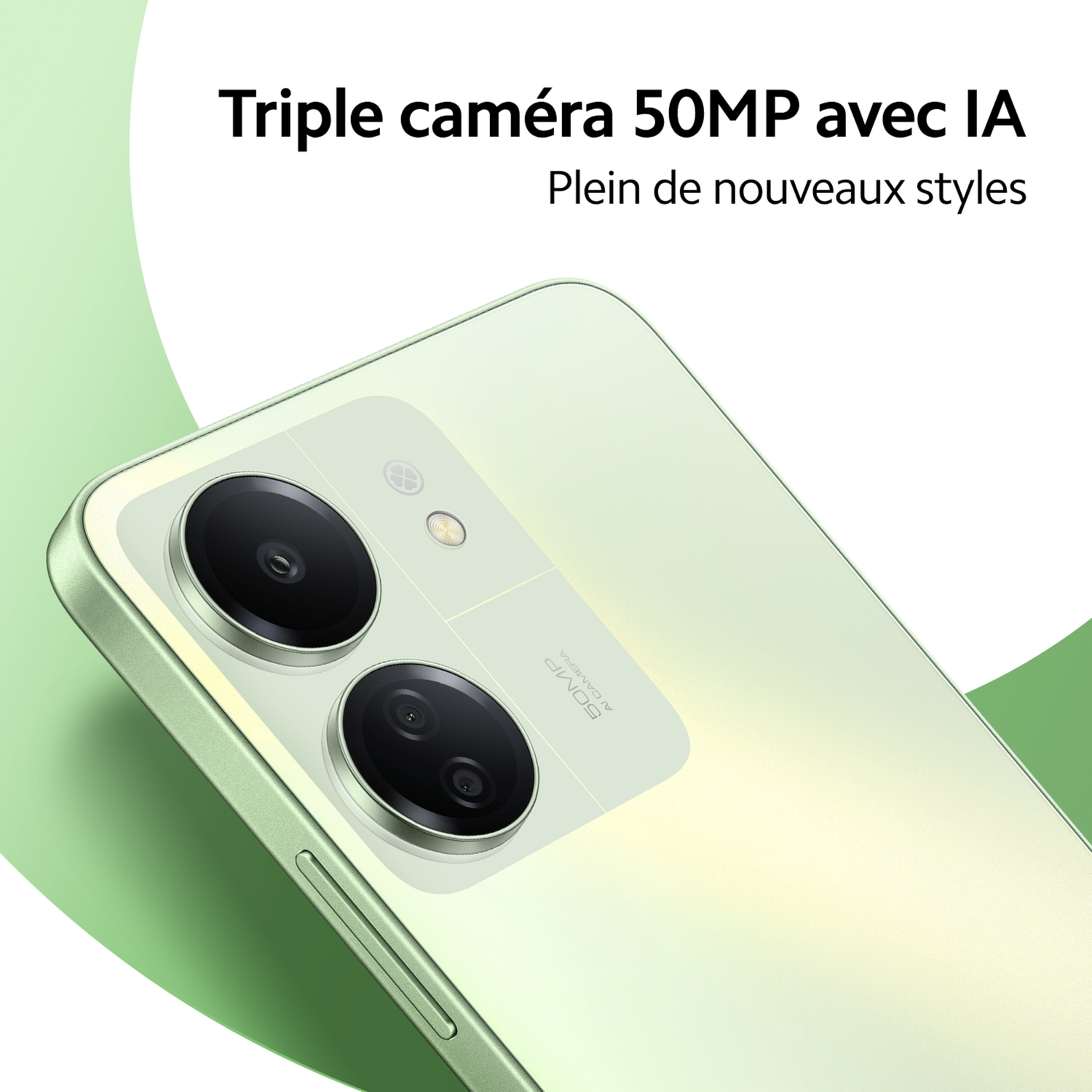 Voir la diapositive 6 : XIAOMI Redmi 13C 256Go - Vert