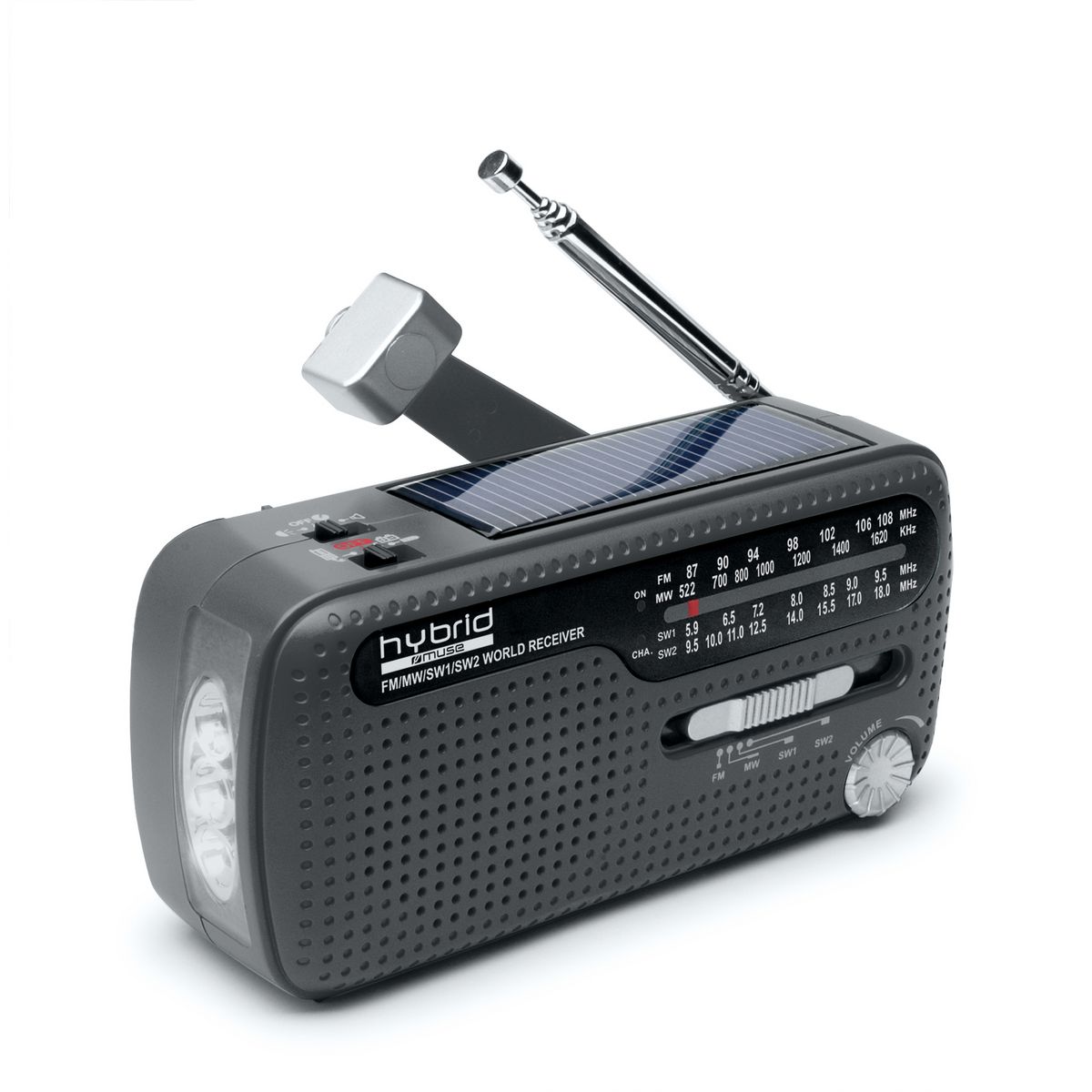 MUSE Radio portable  MH-07 DS - Noir