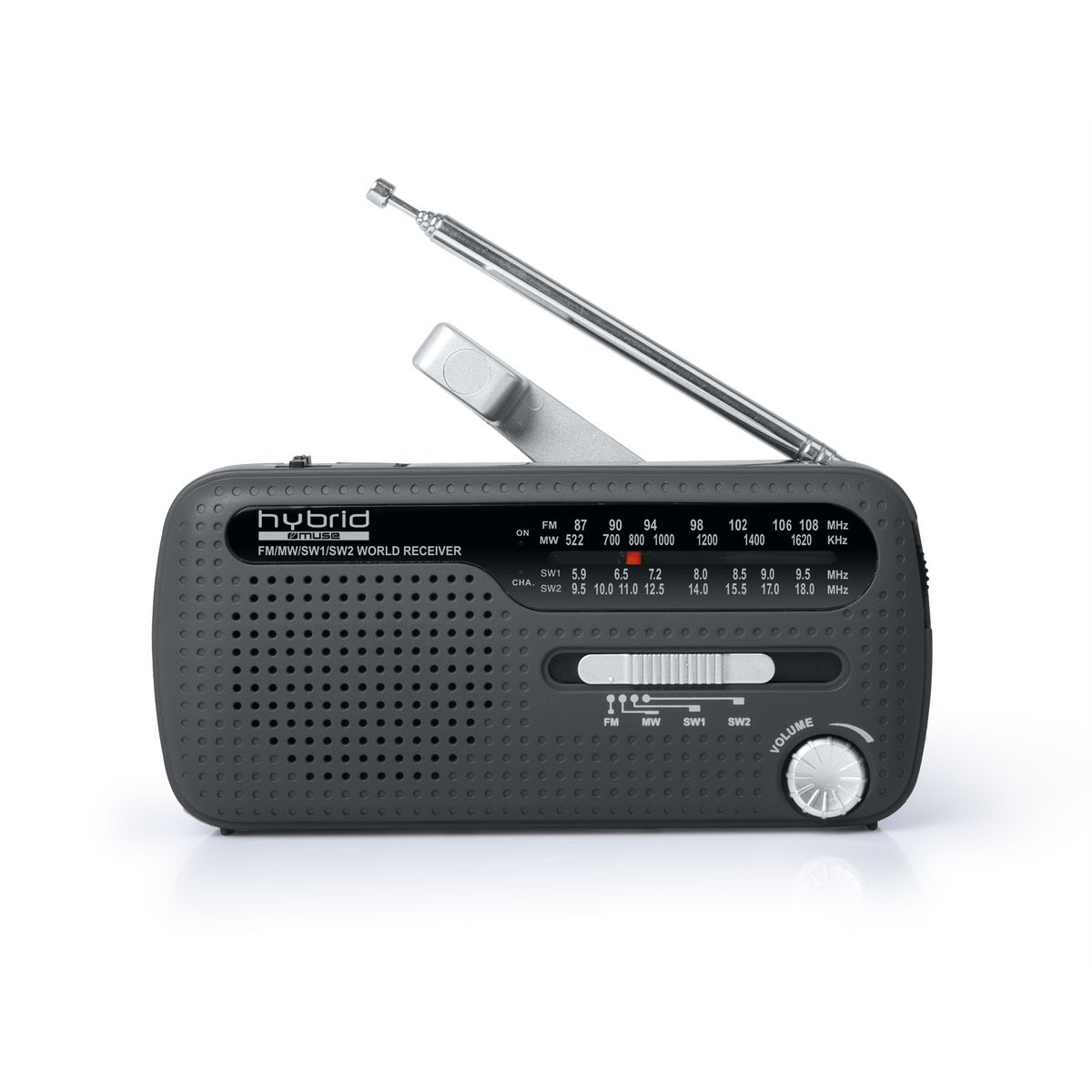 MUSE Radio portable  MH-07 DS - Noir
