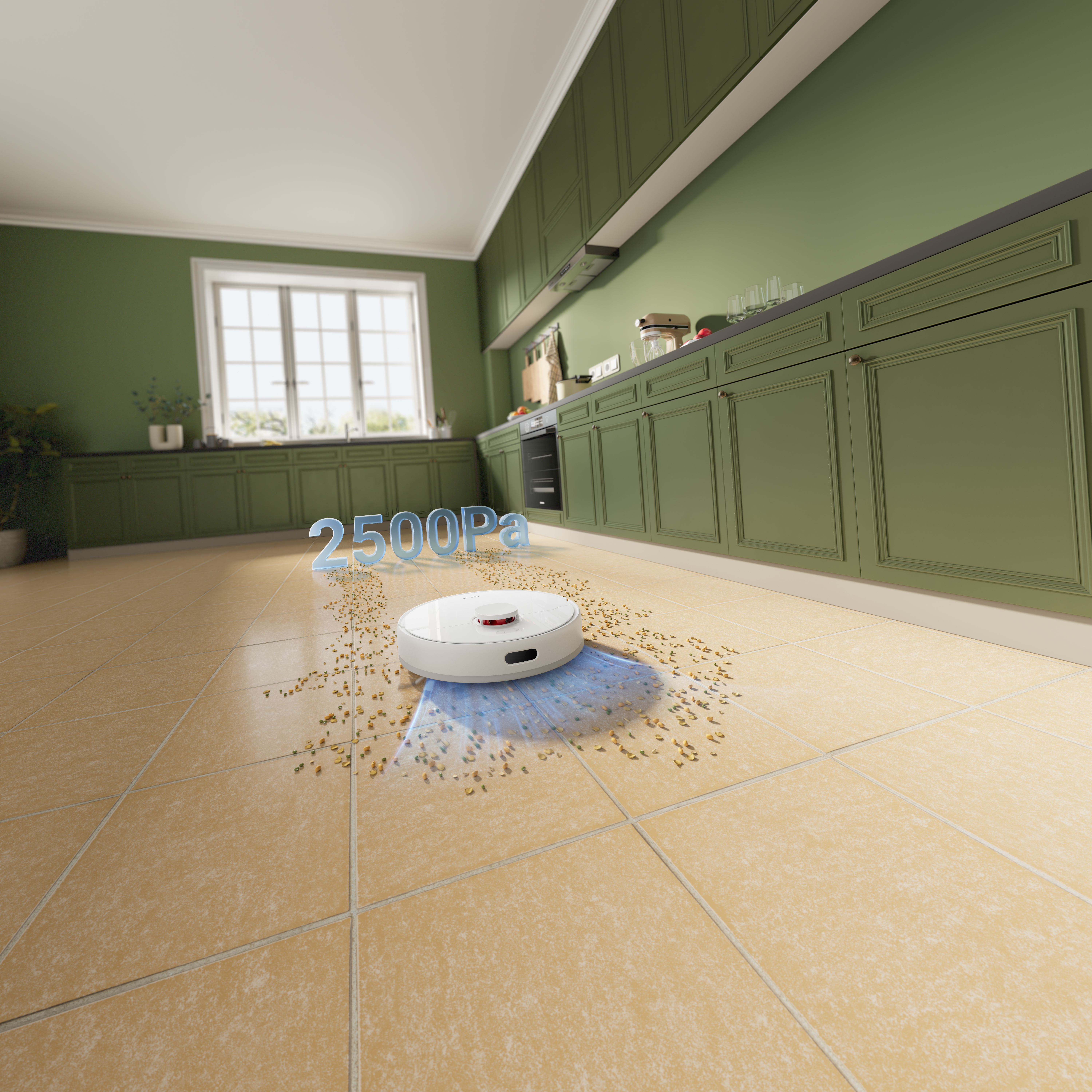 Voir la diapositive 13 : DREAME Aspirateur robot laveur D9 PLUS - Blanc