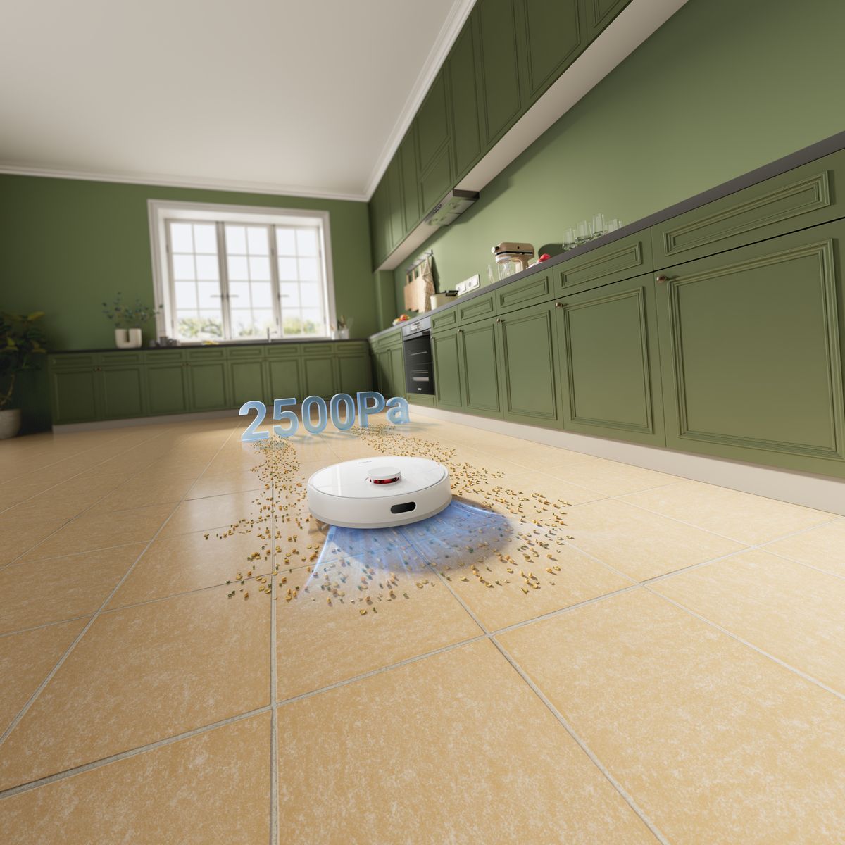 DREAME Aspirateur robot laveur D9 PLUS - Blanc