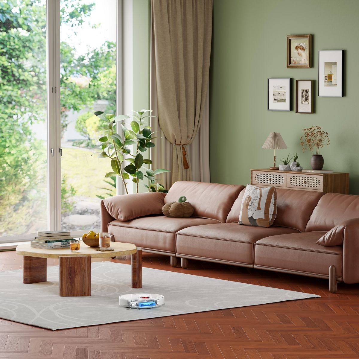 DREAME Aspirateur robot laveur D9 PLUS - Blanc