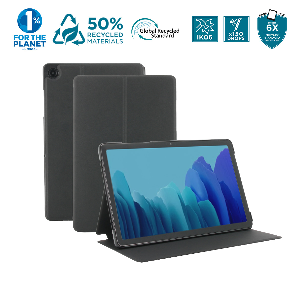 Voir la diapositive 2 : MOBILIS coque de protection éco-conçue avec rabat