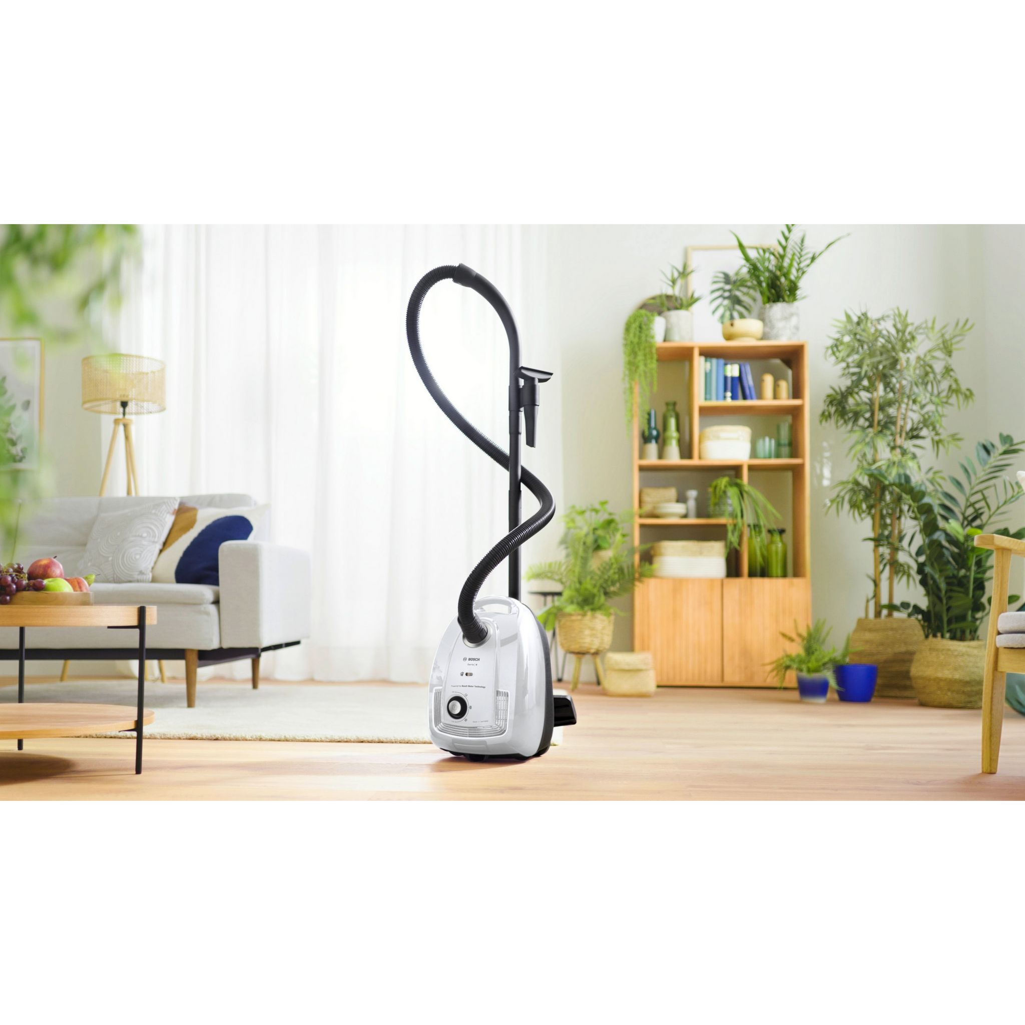 Voir la diapositive 11 : BOSCH Aspirateur traîneau avec sac BGL38WH2 - Blanc