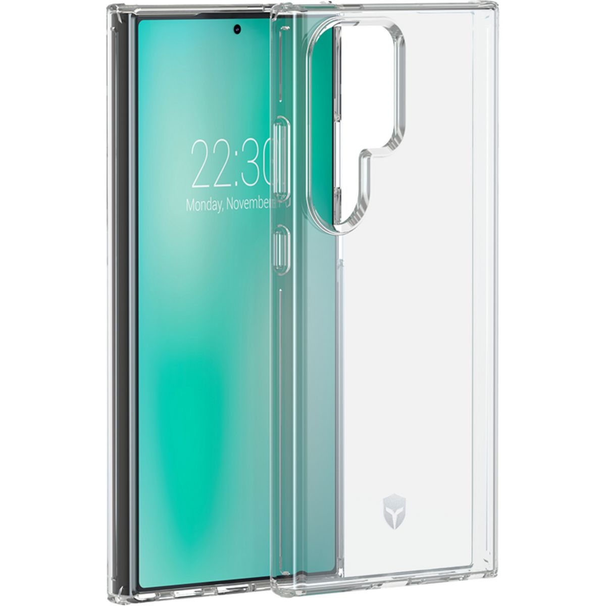 FORCE CASE Coque pour Samsung Galaxy S24 Ultra - Transparent