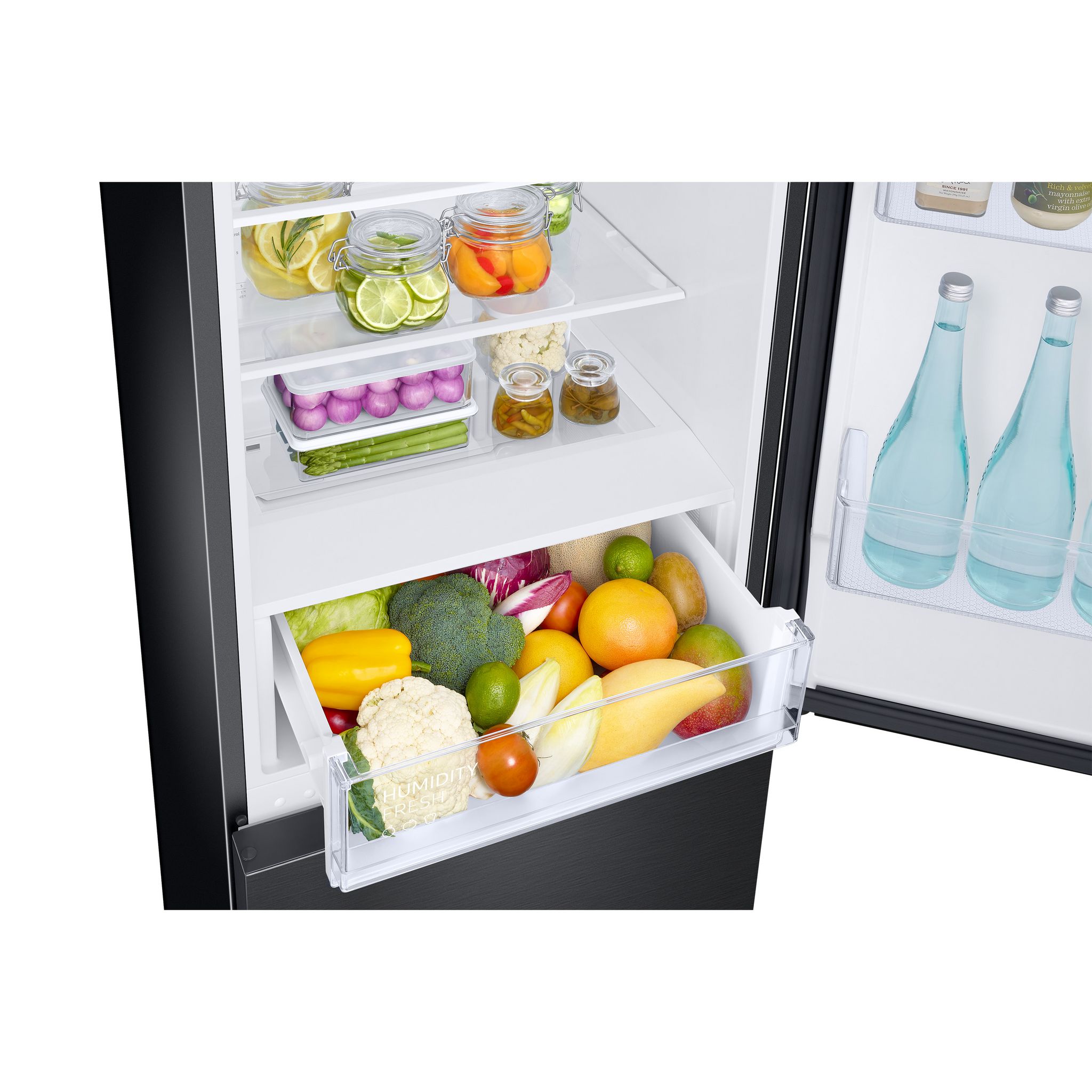 Voir la diapositive 6 : SAMSUNG Réfrigérateur combiné RB33B610EBN, 344 L, Froid ventilé No Frost, E