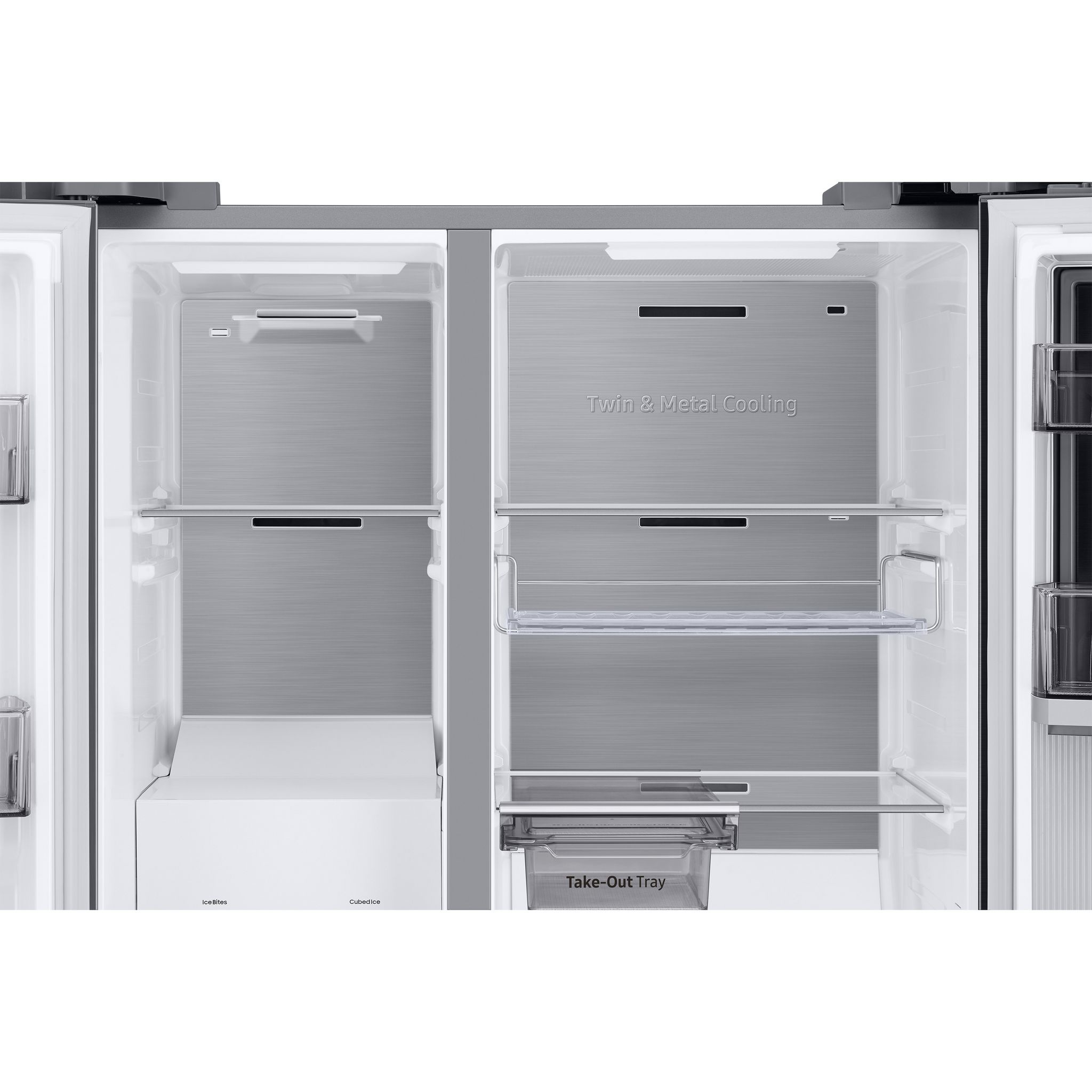 Voir la diapositive 16 : SAMSUNG Réfrigérateur américain RH69CG895DS9, 645 L, Froid ventilé No Frost, D