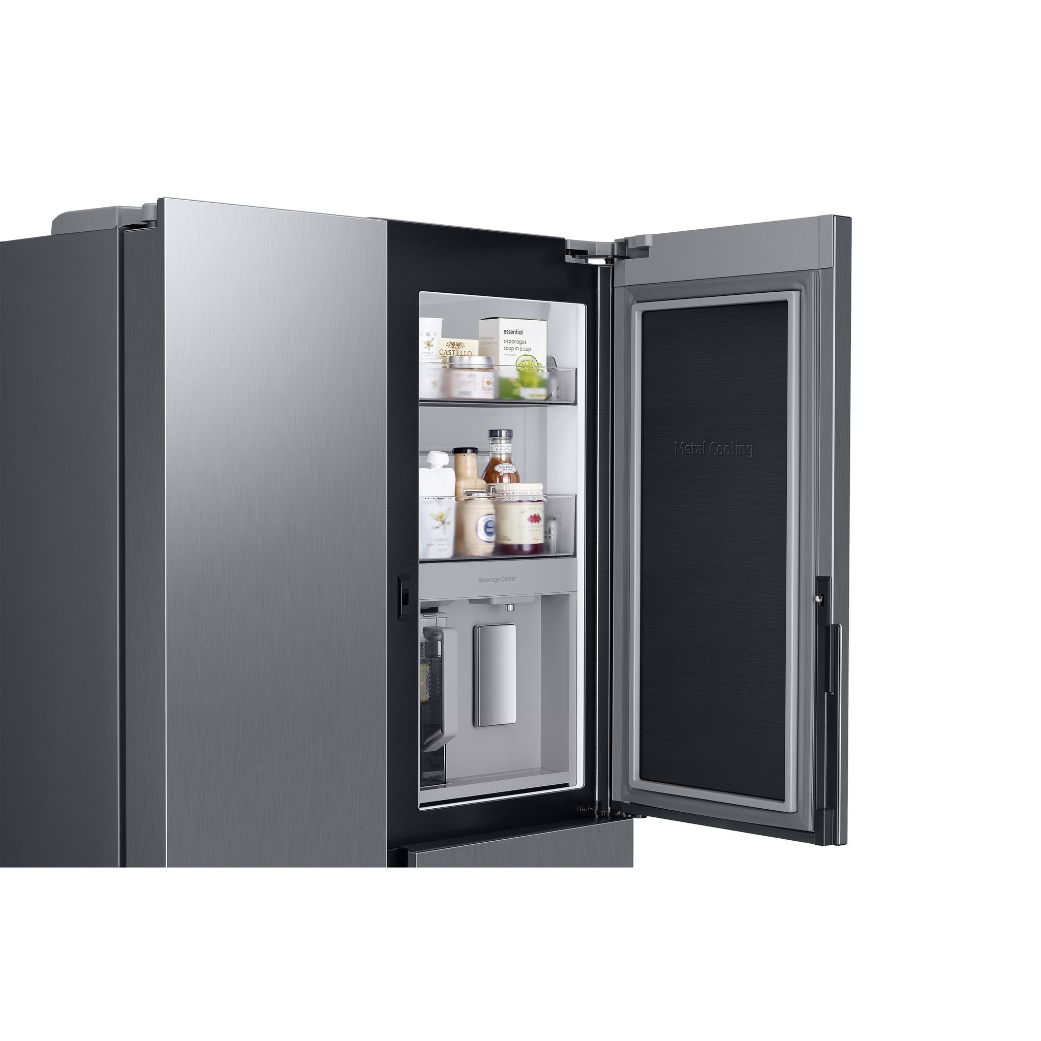 Voir la diapositive 10 : SAMSUNG Réfrigérateur américain RH69CG895DS9, 645 L, Froid ventilé No Frost, D