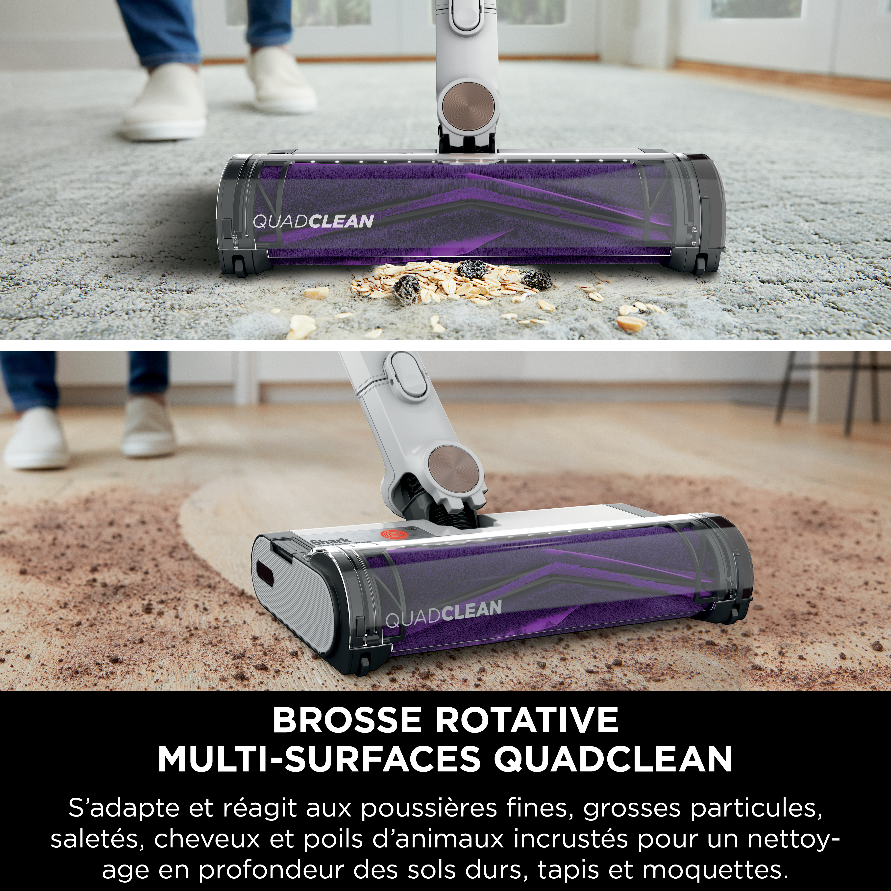 Voir la diapositive 12 : SHARK Aspirateur balai Detect Pro IW3611EU - Blanc