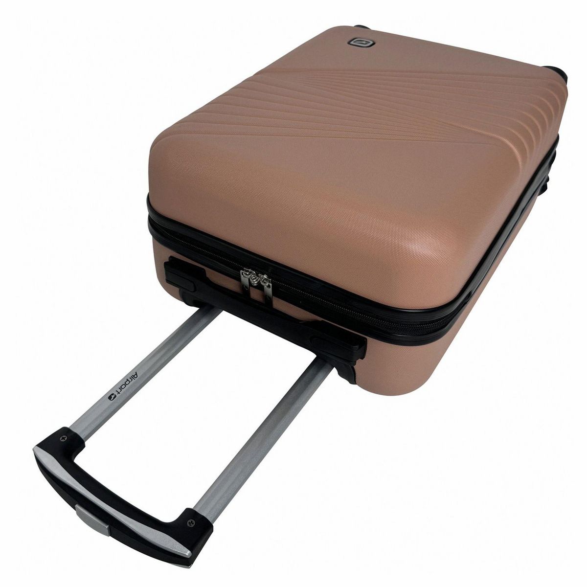 AIRPORT Valise cabine rigide 50cm 4 roues SPOTLIGHT - rose