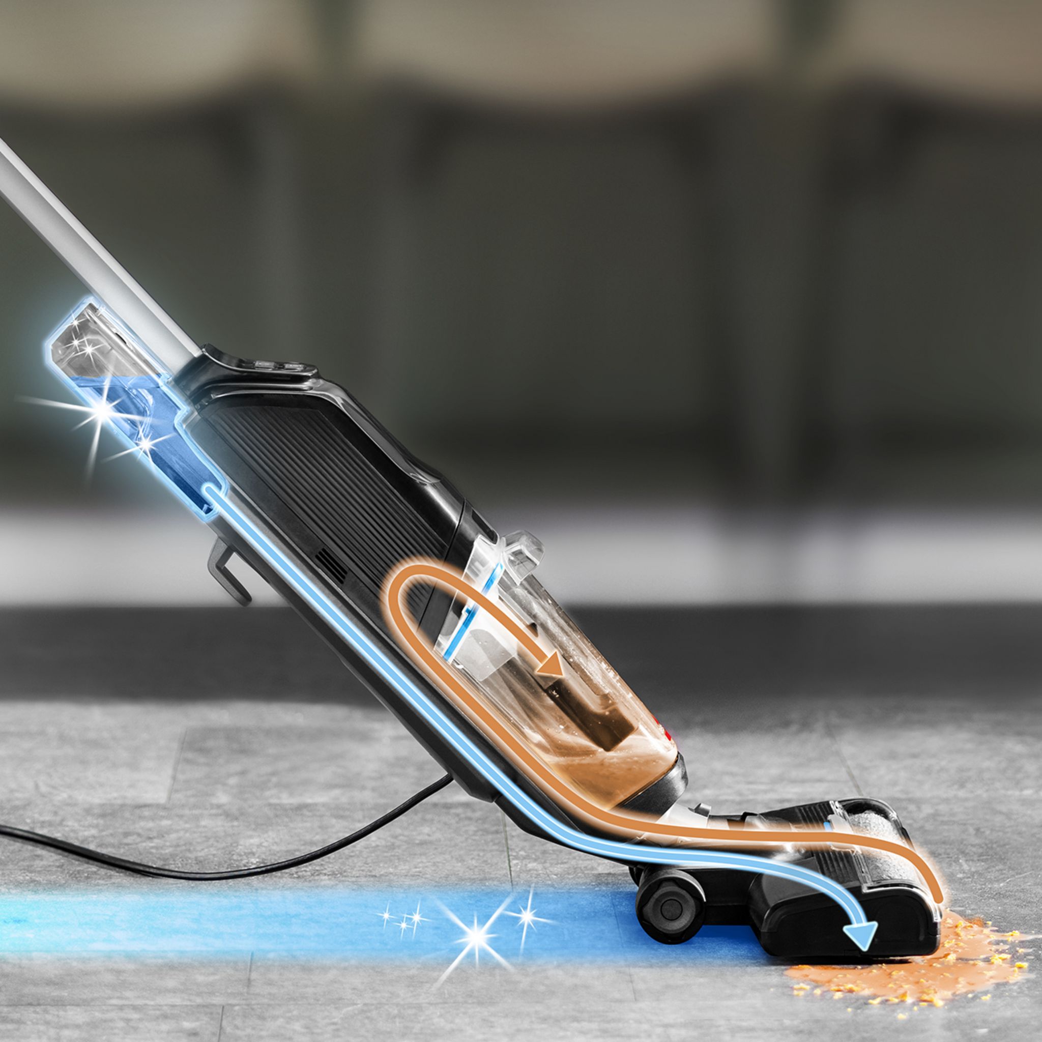 Voir la diapositive 9 : BISSELL Aspirateur laveur CrossWave HF2 Select - Noir