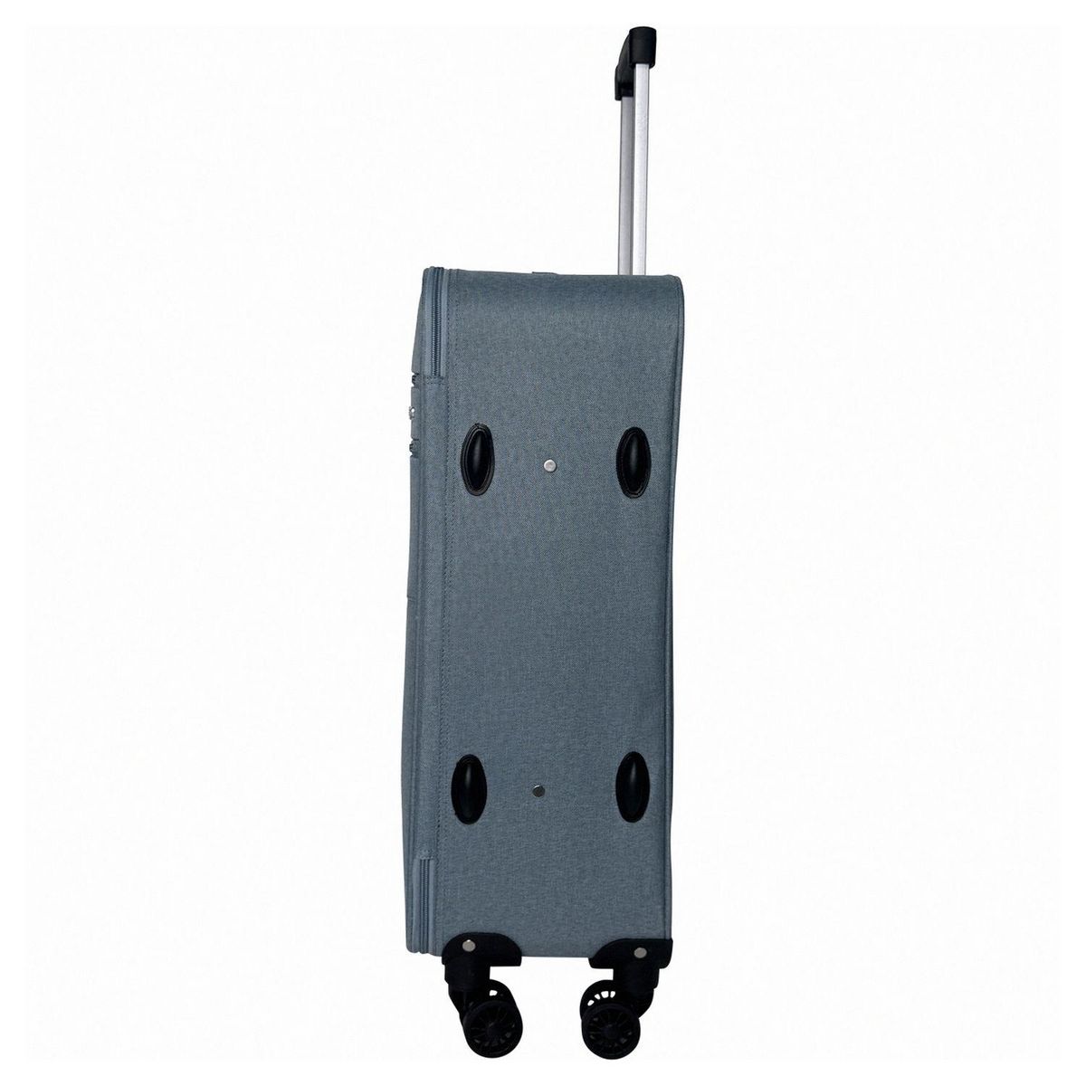 AIRPORT Grande Valise souple 75cm 4 roues HIGHWAY - bleu