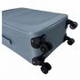 Voir la diapositive 6 : AIRPORT Grande Valise souple 75cm 4 roues HIGHWAY - bleu