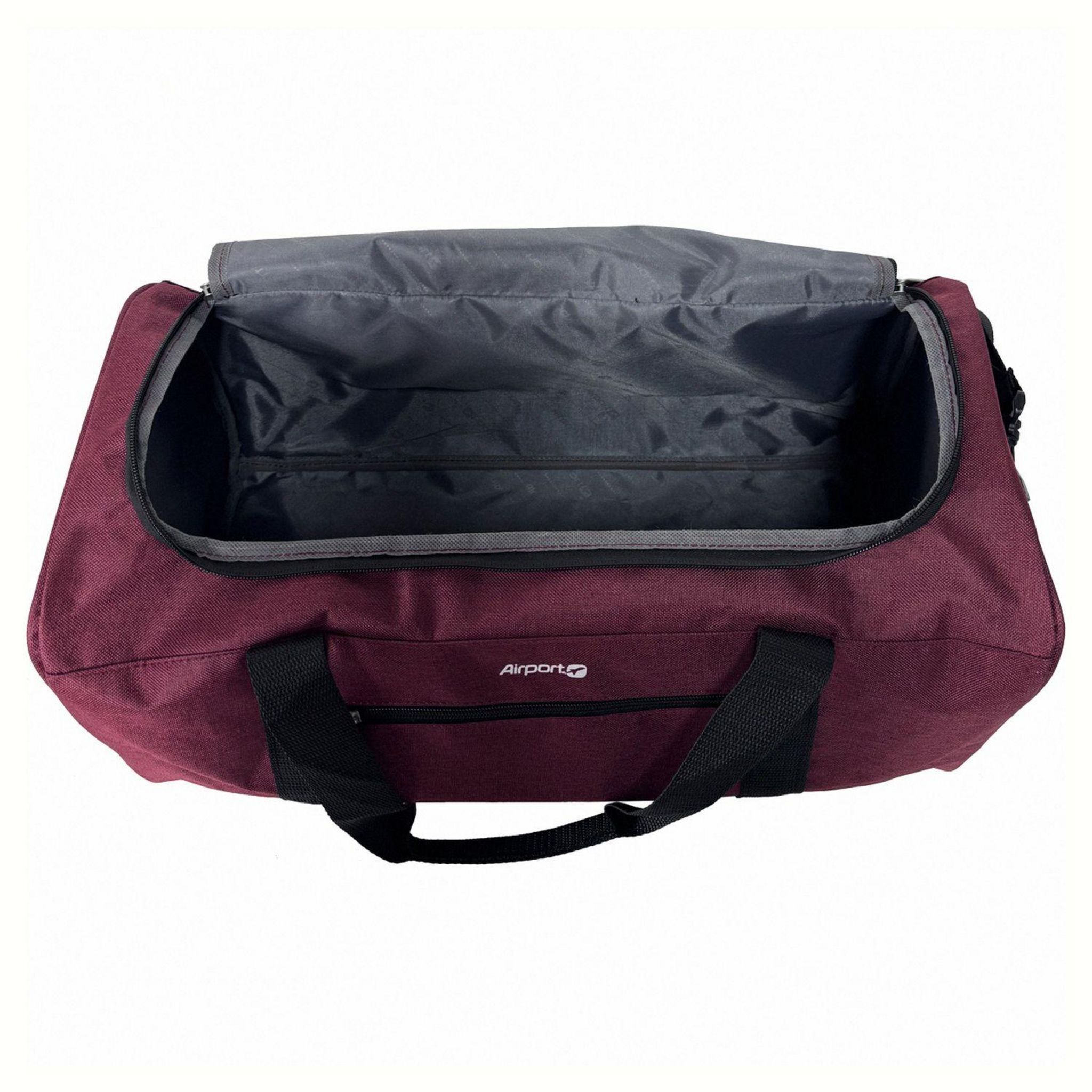 Voir la diapositive 3 : AIRPORT Sac de voyage 50cm AIRPORT - bordeaux
