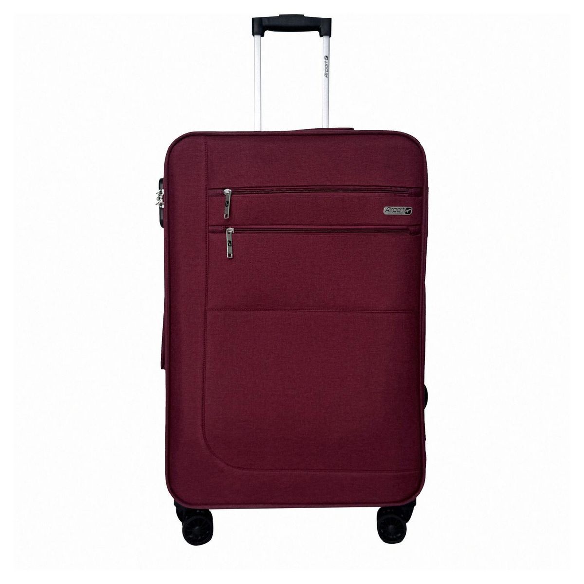 AIRPORT Valise souple 65cm 4 roues HIGHWAY - rouge