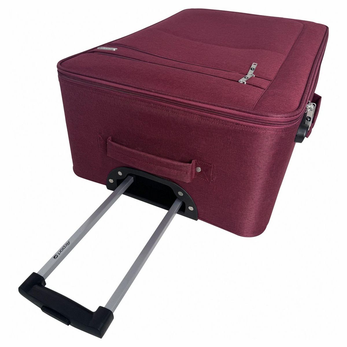 AIRPORT Valise souple 65cm 4 roues HIGHWAY - rouge