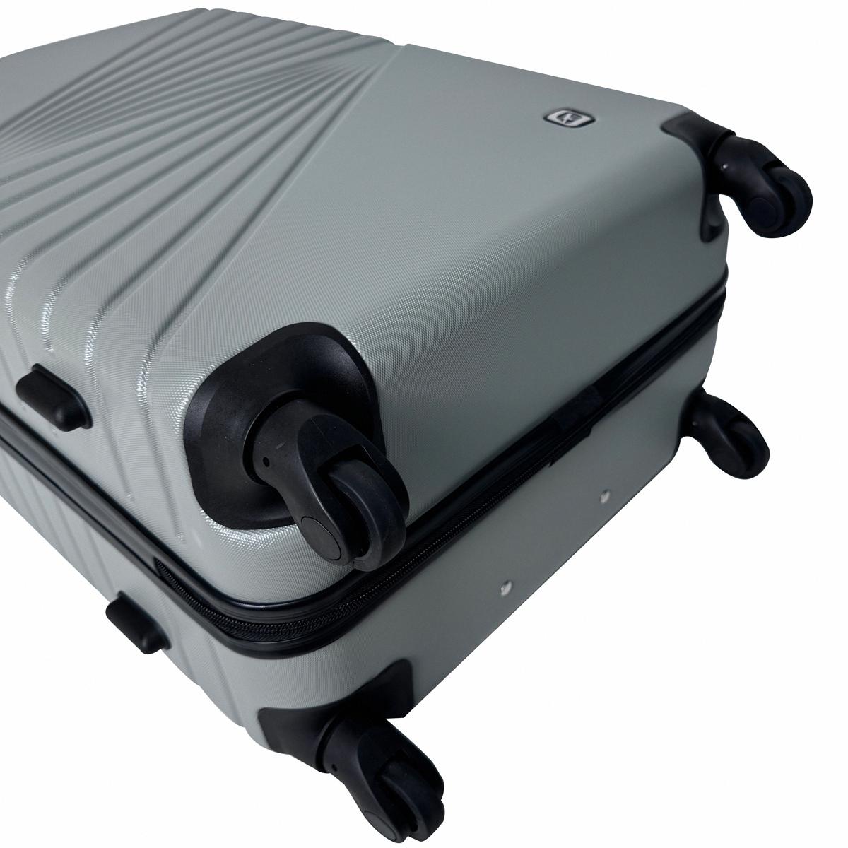 Voir la diapositive 6 : AIRPORT Valise rigide 60cm 4 roues SPOTLIGHT - gris