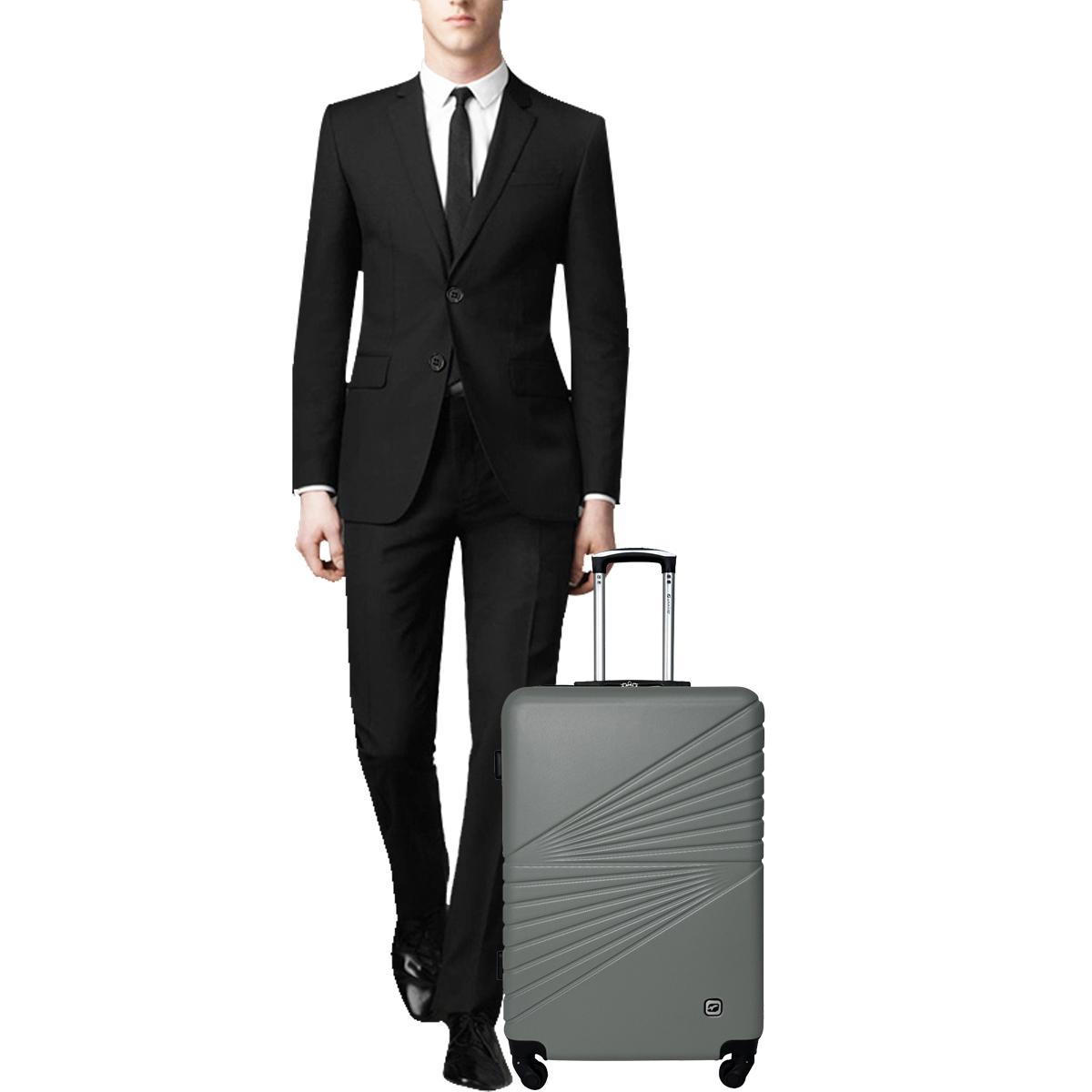 Voir la diapositive 8 : AIRPORT Valise rigide 60cm 4 roues SPOTLIGHT - gris