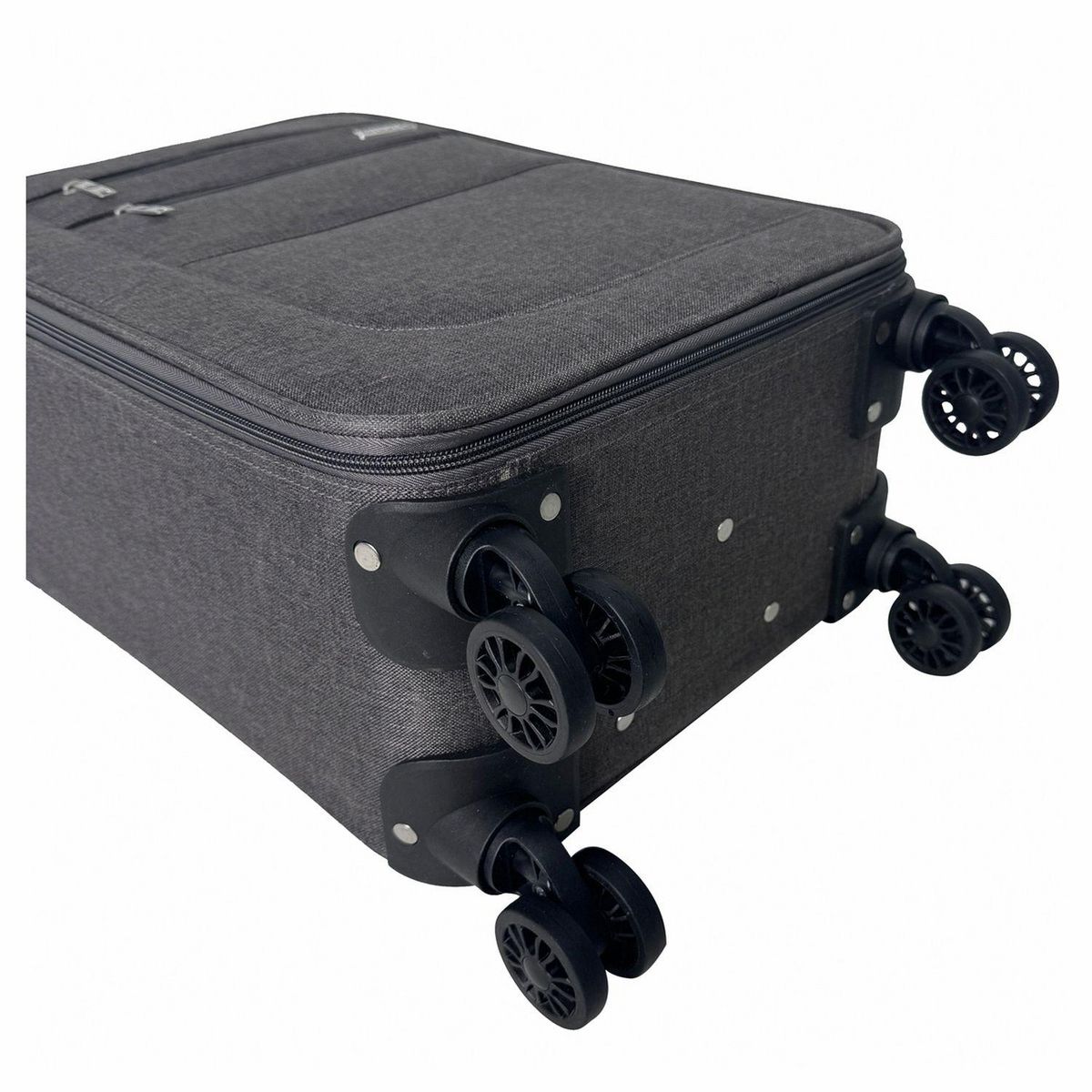 AIRPORT Valise cabine XS souple 45cm 4 roues HIGHWAY - gris