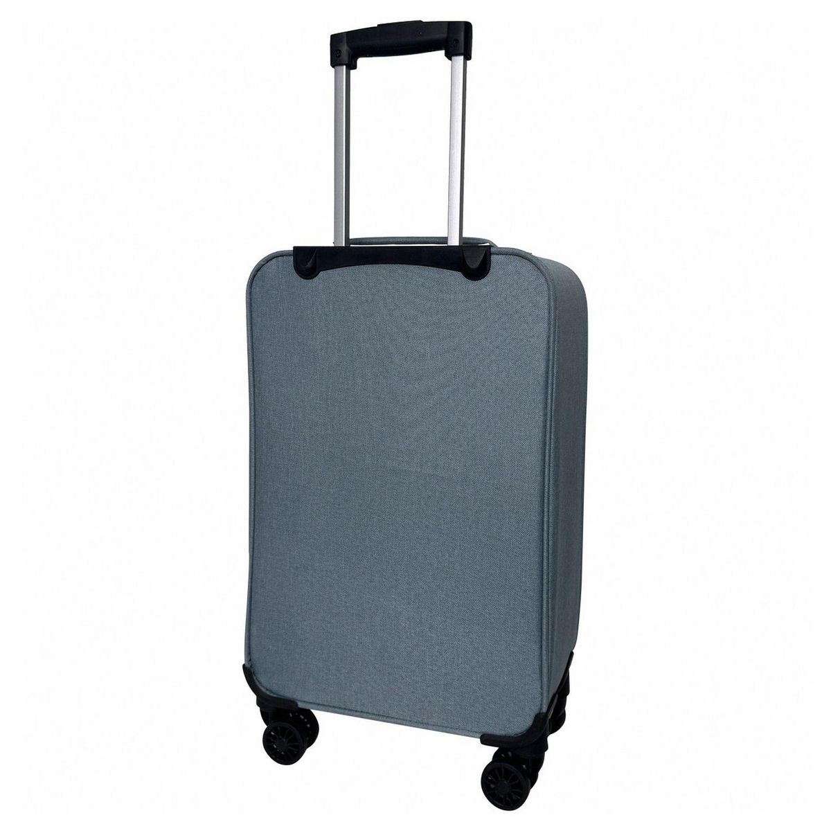AIRPORT Valise cabine souple 55cm 4 roues HIGHWAY - bleu