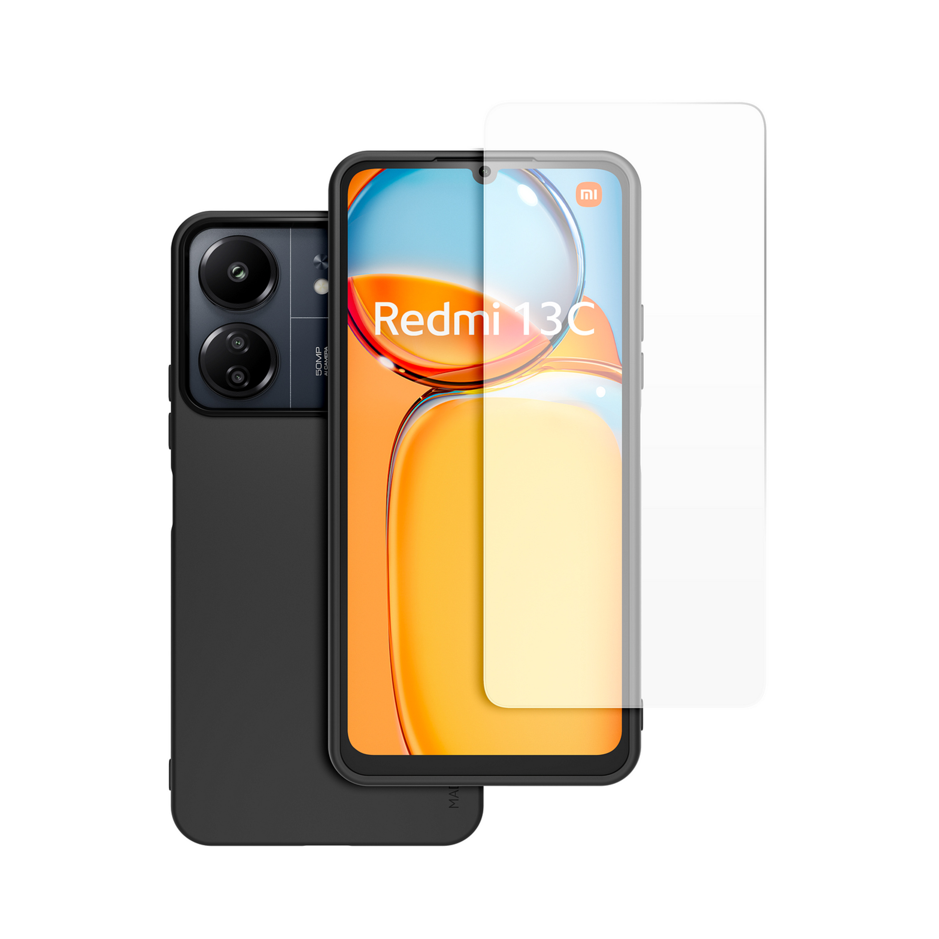 Voir la diapositive 3 : XIAOMI Coque et verre trempé pour Xiaomi Redmi 13C