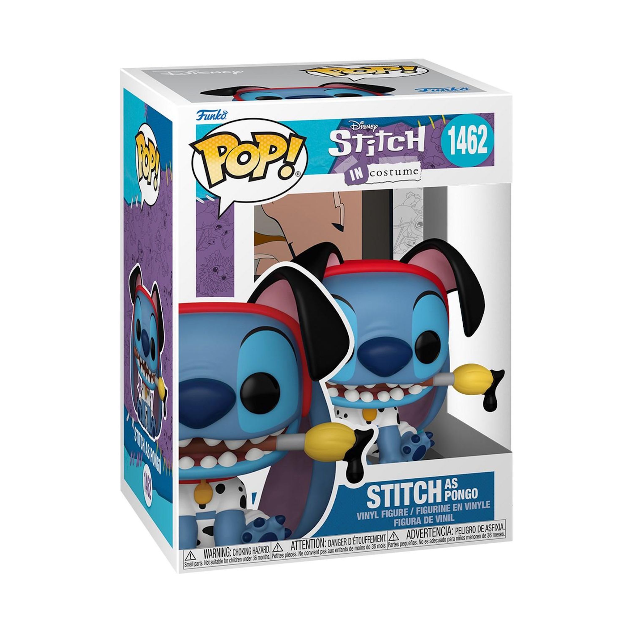 FUNKO Figurine Pop Stitch as Pongo Disney