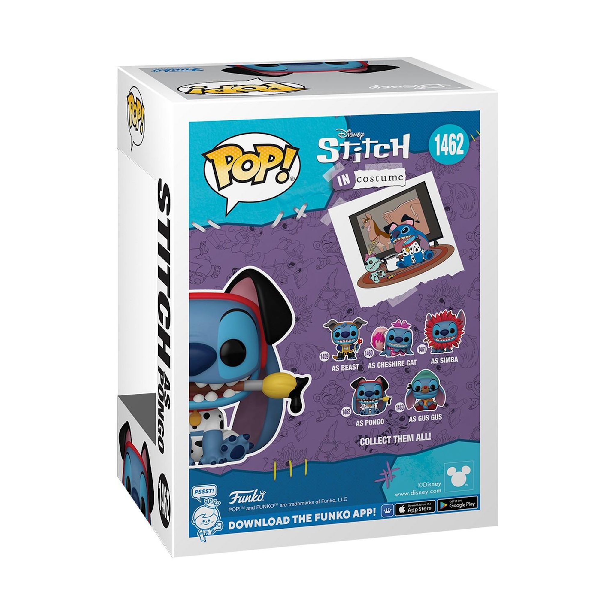 Voir la diapositive 3 : FUNKO Figurine Pop Stitch as Pongo Disney