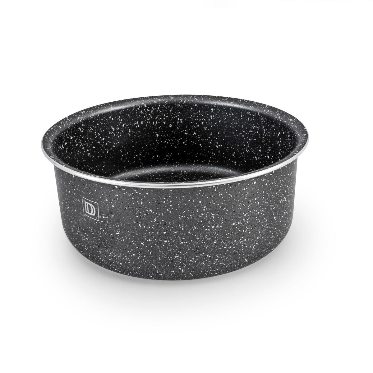 DURAND DUPONT Casserole aluminium effet pierre tous feux dont induction 16 cm revêtement anti adhérent