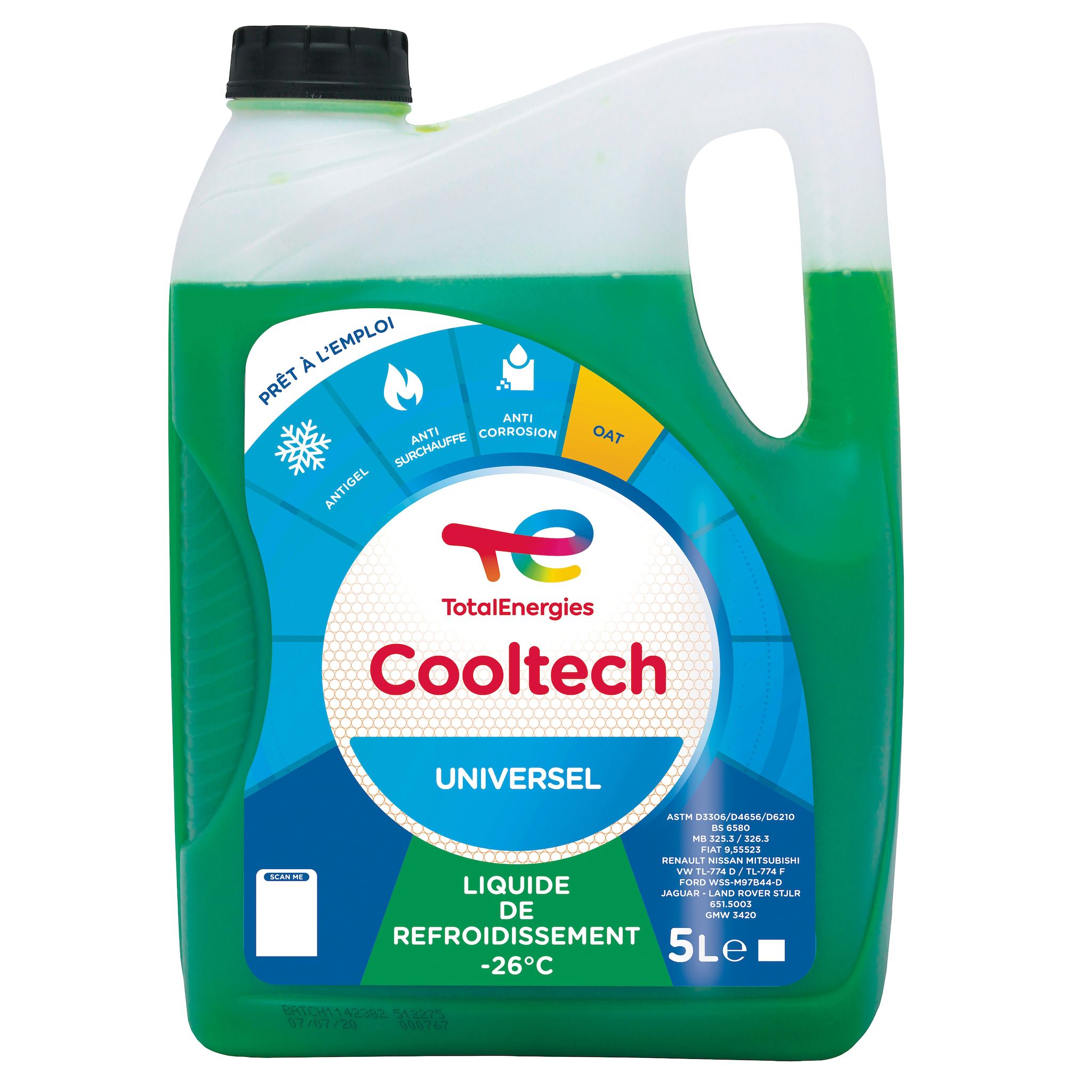 TOTAL ENERGIES Liquide de refroidissement universel -26°C