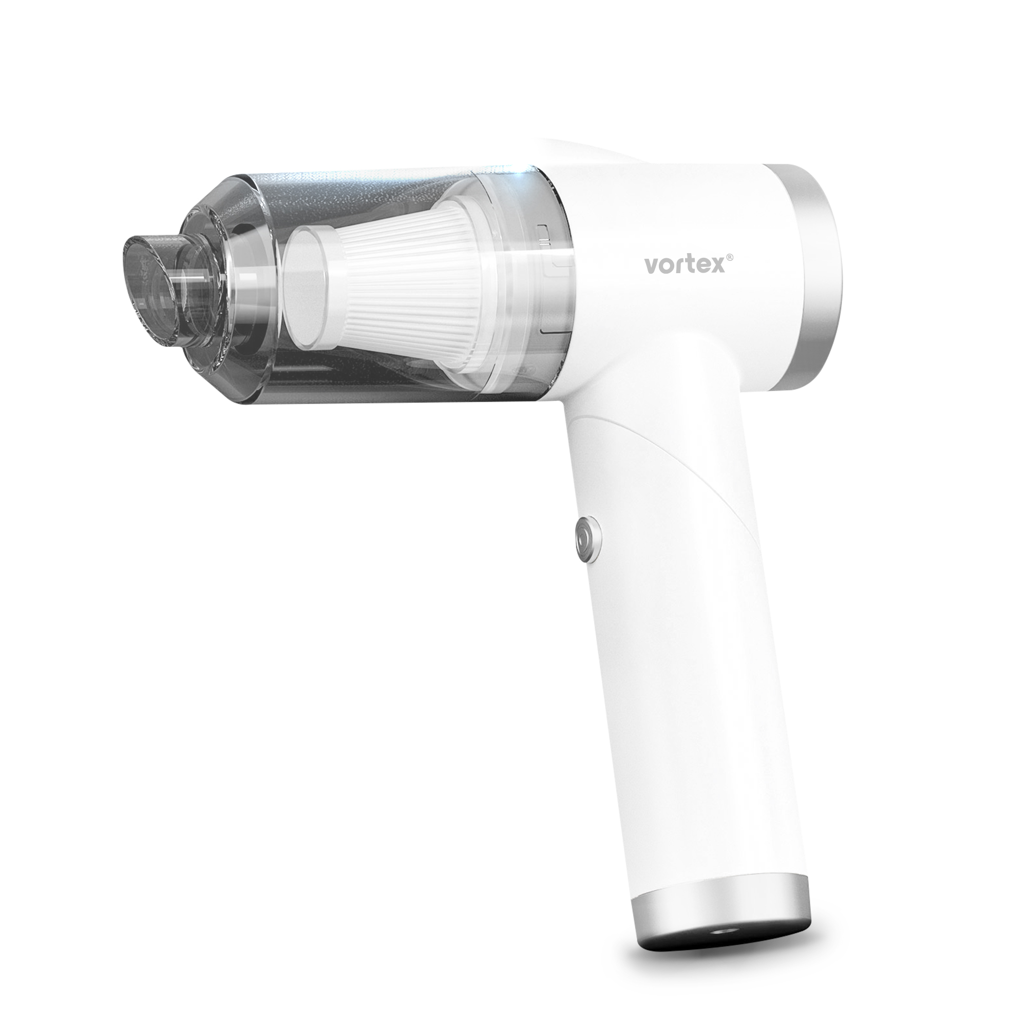 Voir la diapositive 3 : VORTEX Aspirateur à main CRC90 - Blanc
