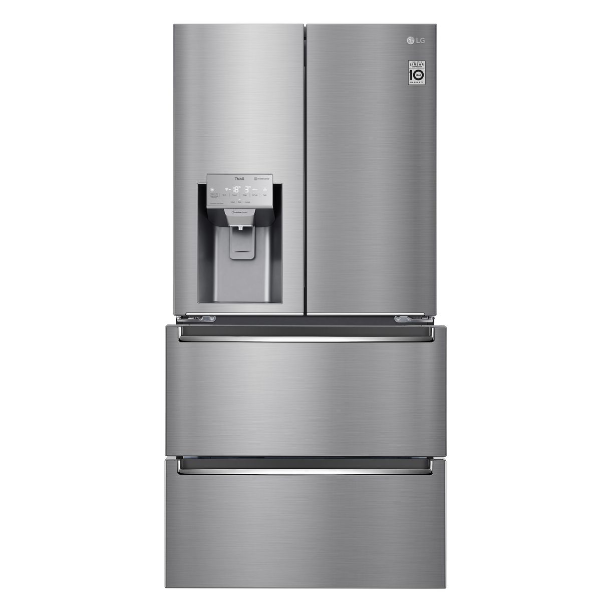 LG Réfrigérateur américain GML643PZ6F, 571 L, Froid ventilé No Frost, F