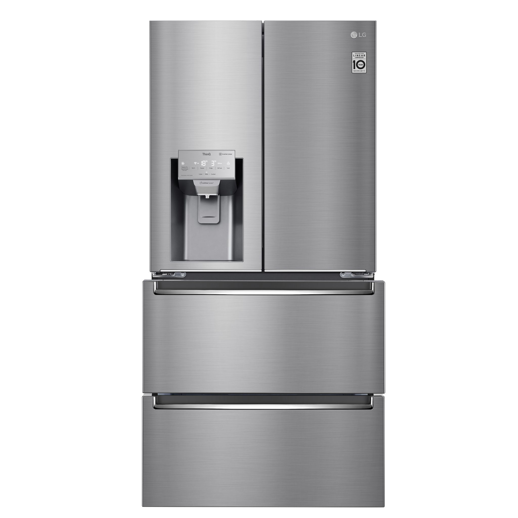 Voir la diapositive 2 : LG Réfrigérateur américain GML643PZ6F, 571 L, Froid ventilé No Frost, F