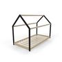 Voir la diapositive 2 : Lit cabane enfant en bois massif 90 x 190 cm LOUIS