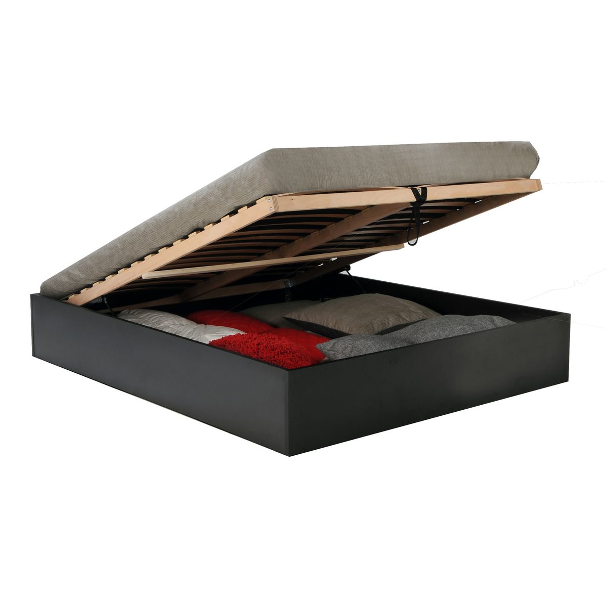 Lit coffre avec sommier relevable  140x190 cm BARCELONA