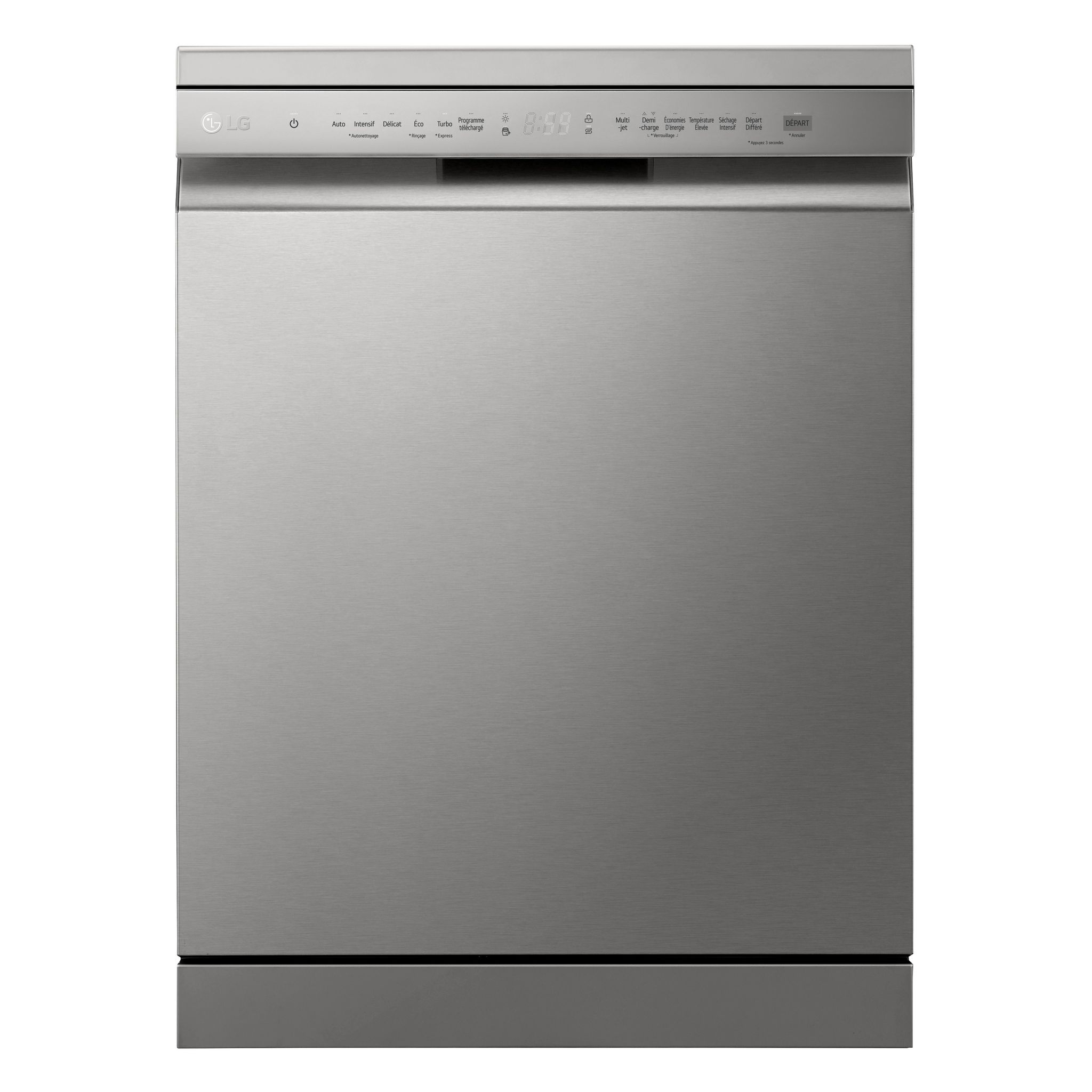 Voir la diapositive 1 : LG Lave vaisselle pose libre DF242FP, 14 couverts, 60 cm, 46 dB, 9 programmes, D