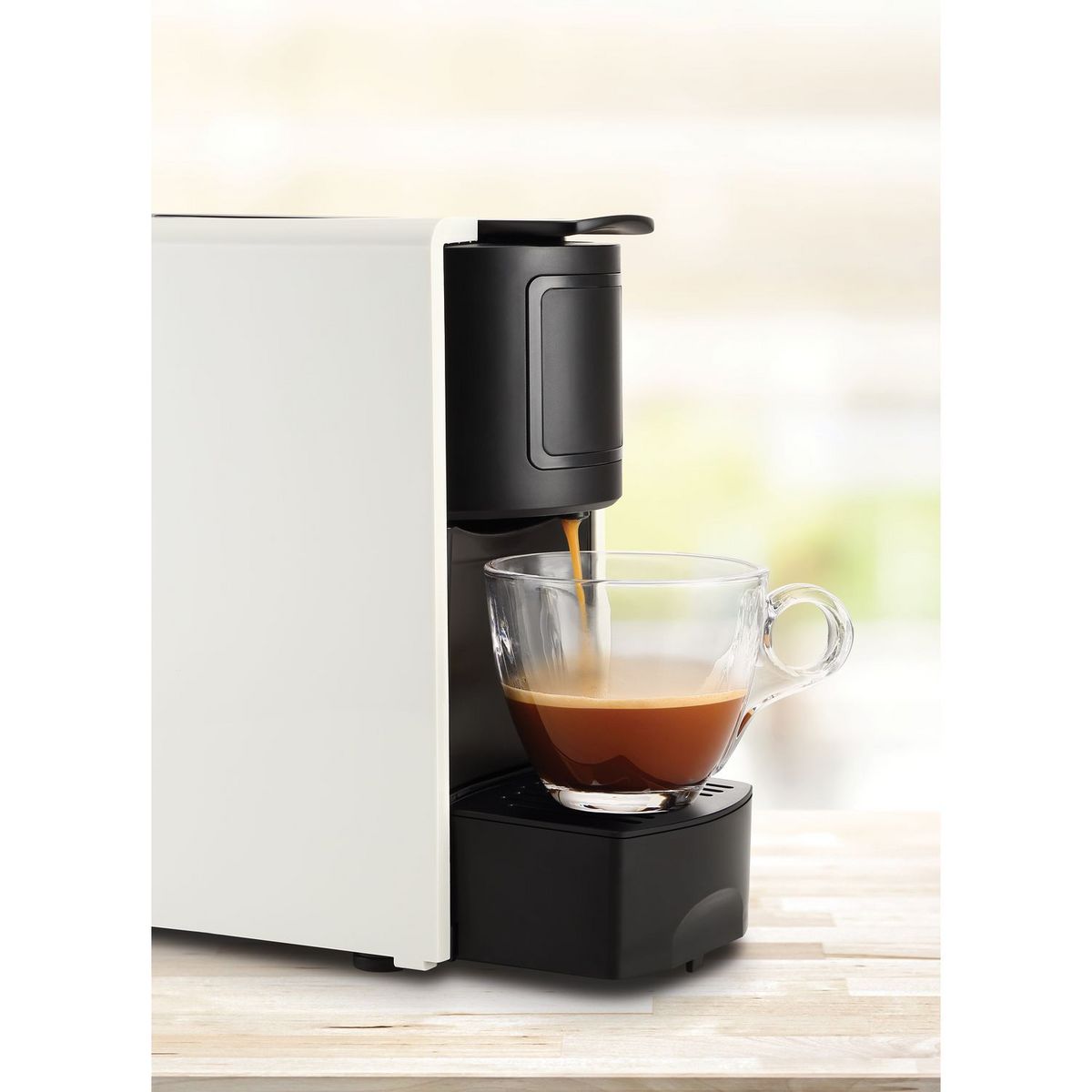 QILIVE Machine Espresso à capsules Q.5574 - Blanc et noir