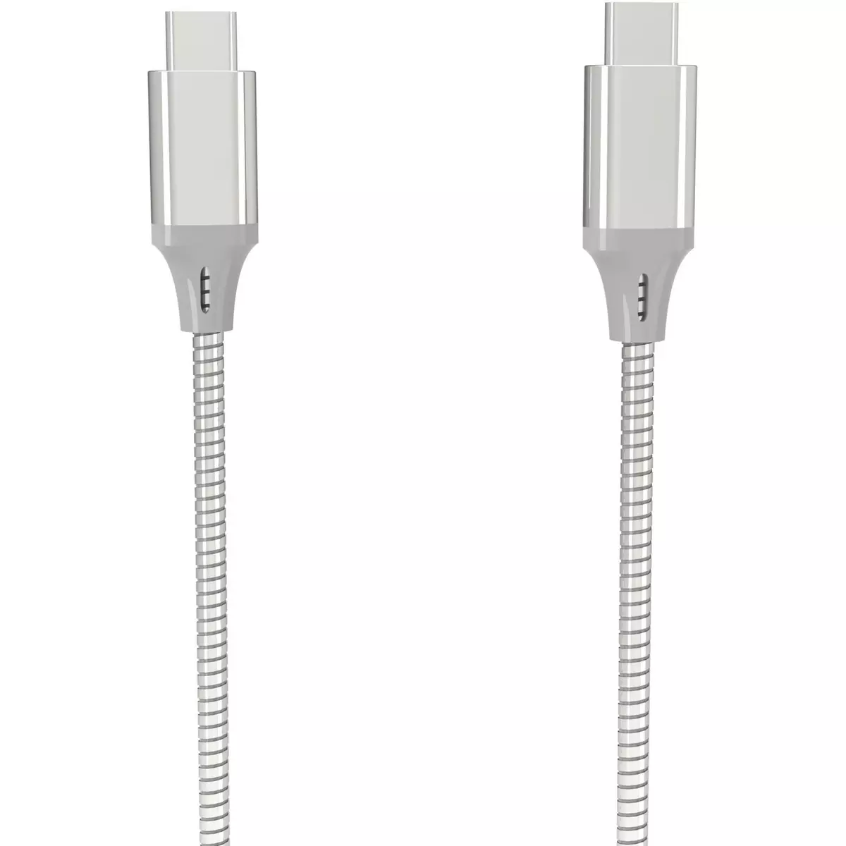 QILIVE Câble USB C/USB C Métal - Gris