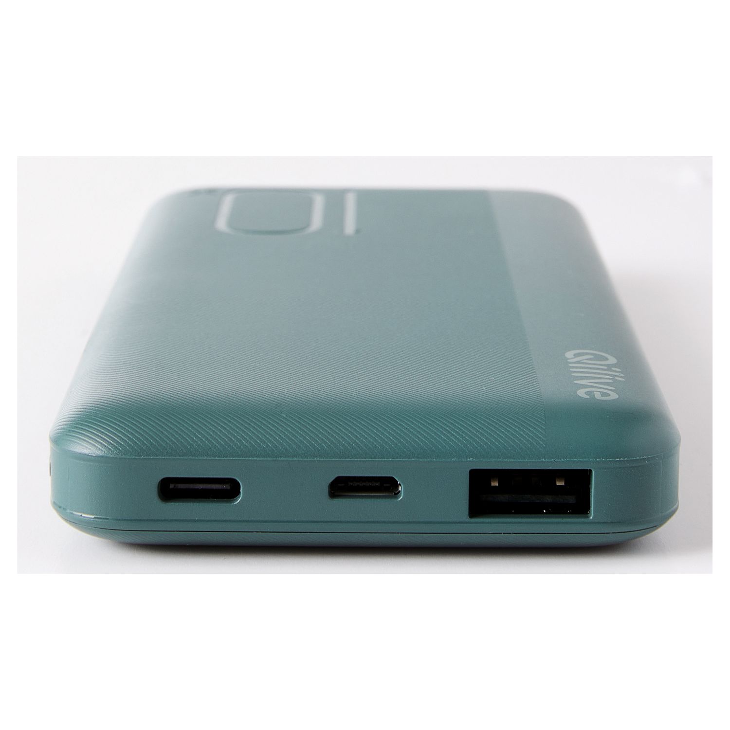 Voir la diapositive 2 : QILIVE Batterie de secours 10 000 mAh 15W - Bleu