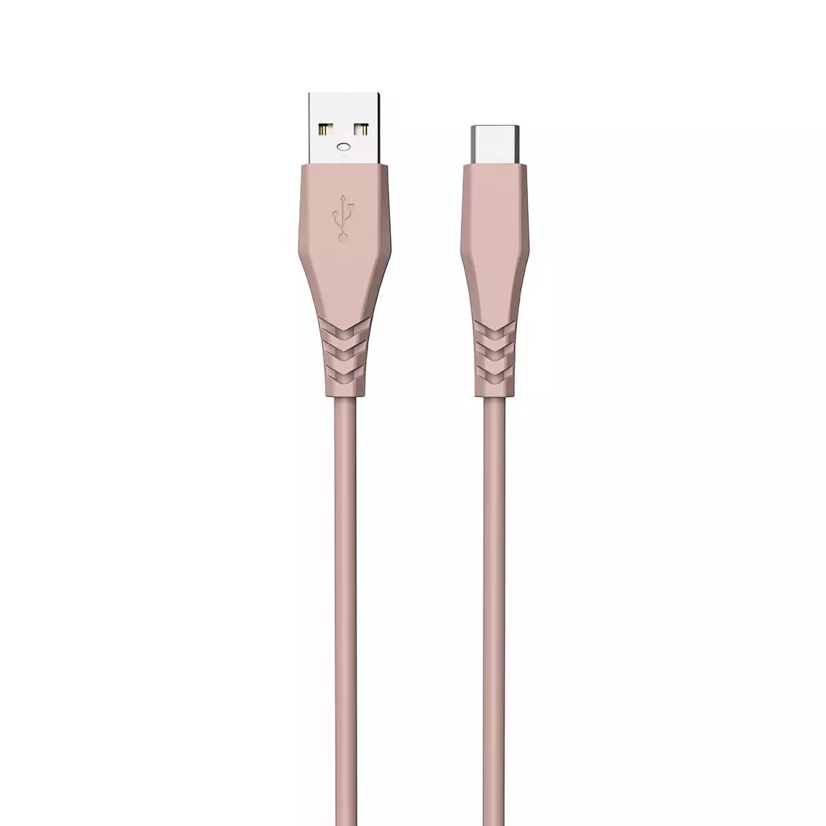 QILIVE Câble USB A / USB C - Rose