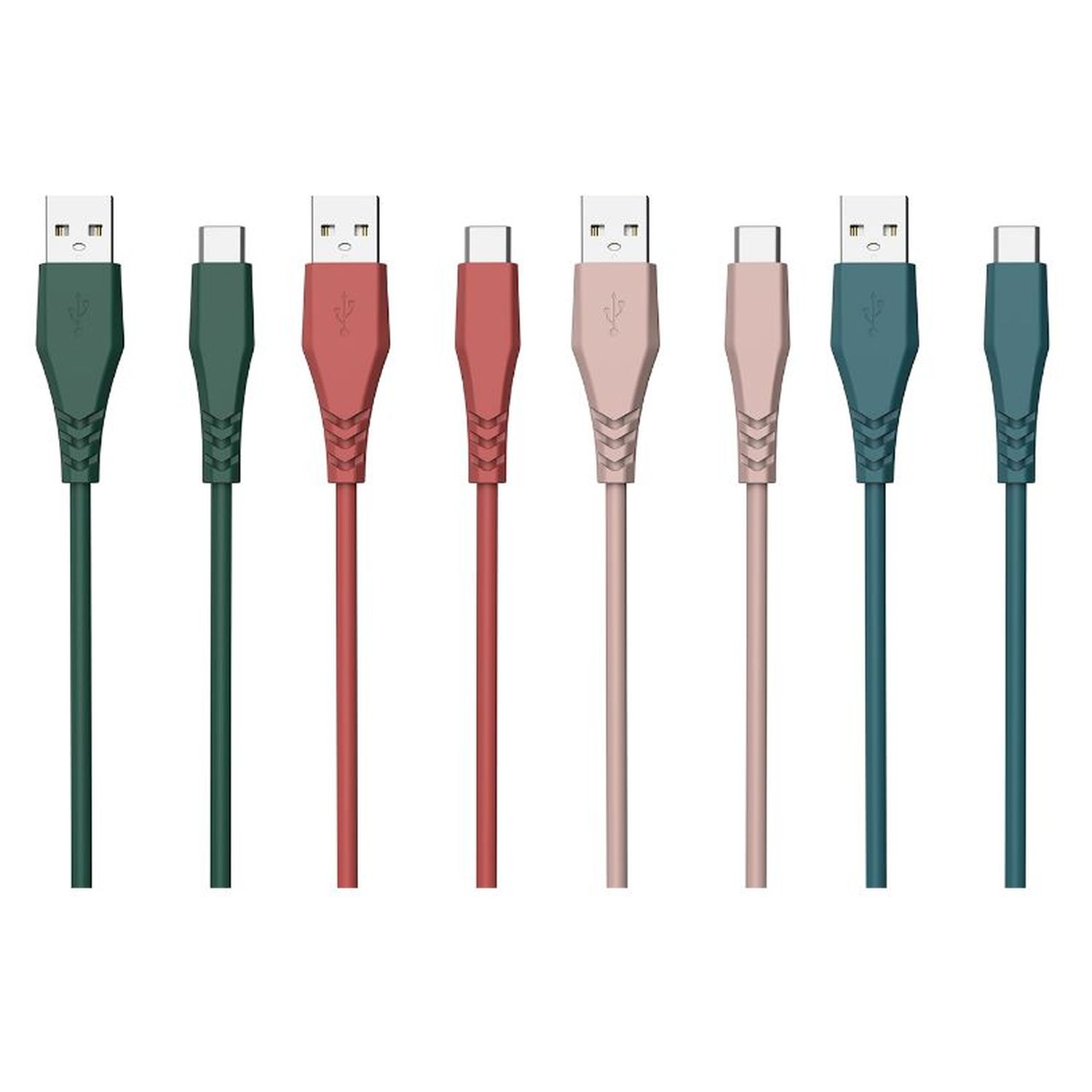 Voir la diapositive 2 : QILIVE Câble USB A / USB C - Rose