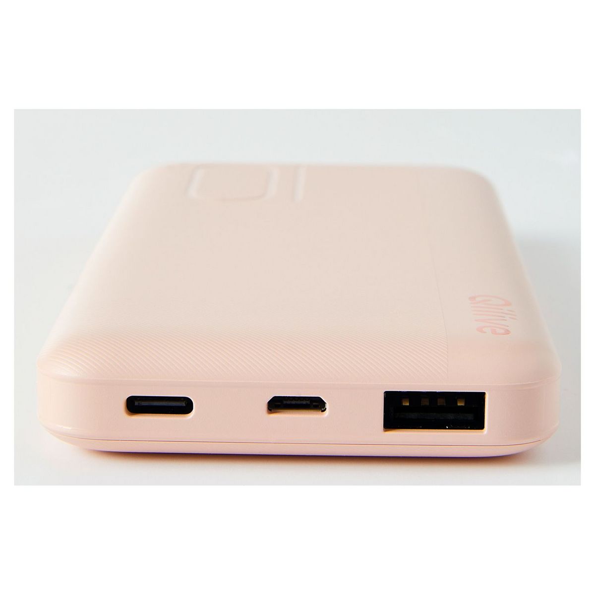 QILIVE Batterie de secours 10 000 mAh 15W - Rose