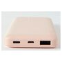 Voir la diapositive 2 : QILIVE Batterie de secours 10 000 mAh 15W - Rose